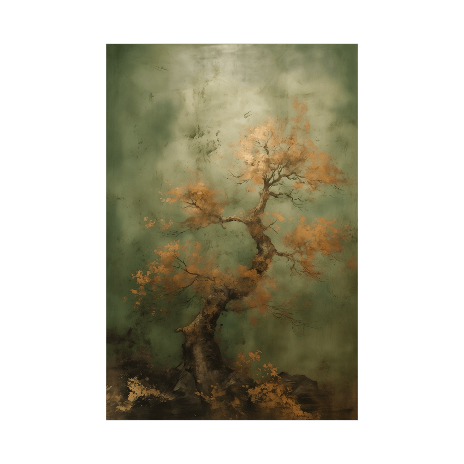 End of a cycle of a tree - ArtDeco Canvas