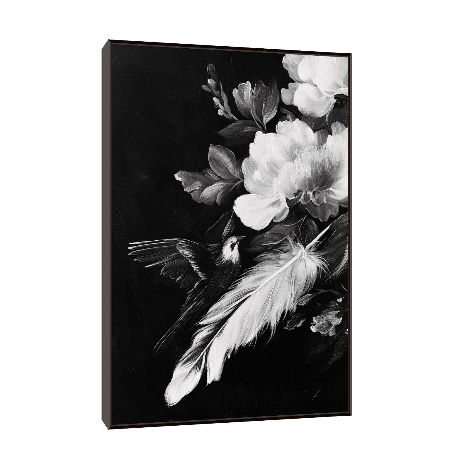 Floral close encounter - ArtDeco Canvas