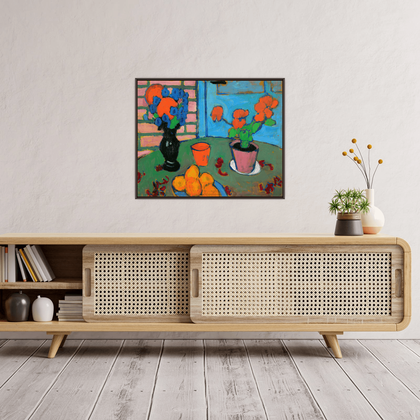 Flowers And Oranges, Alexej von Jawlensky - ArtDeco Canvas