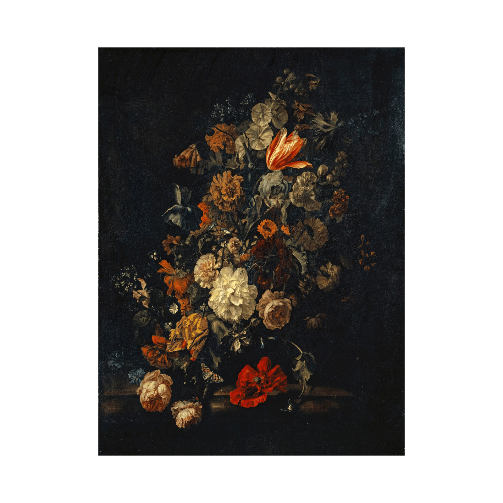 Flowers, Justus Van Huysum The Elder - ArtDeco Canvas