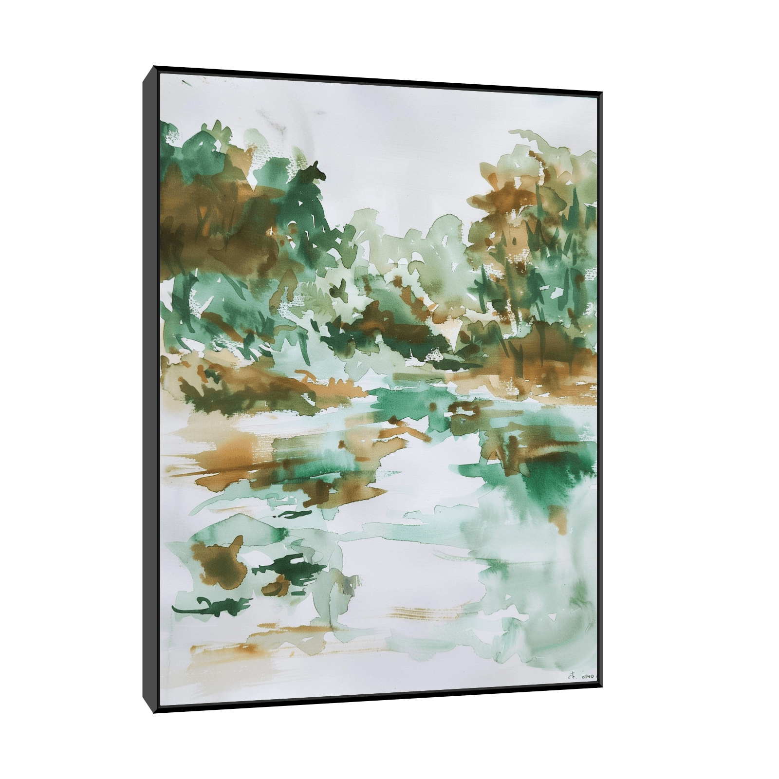 Forest demise - ArtDeco Canvas