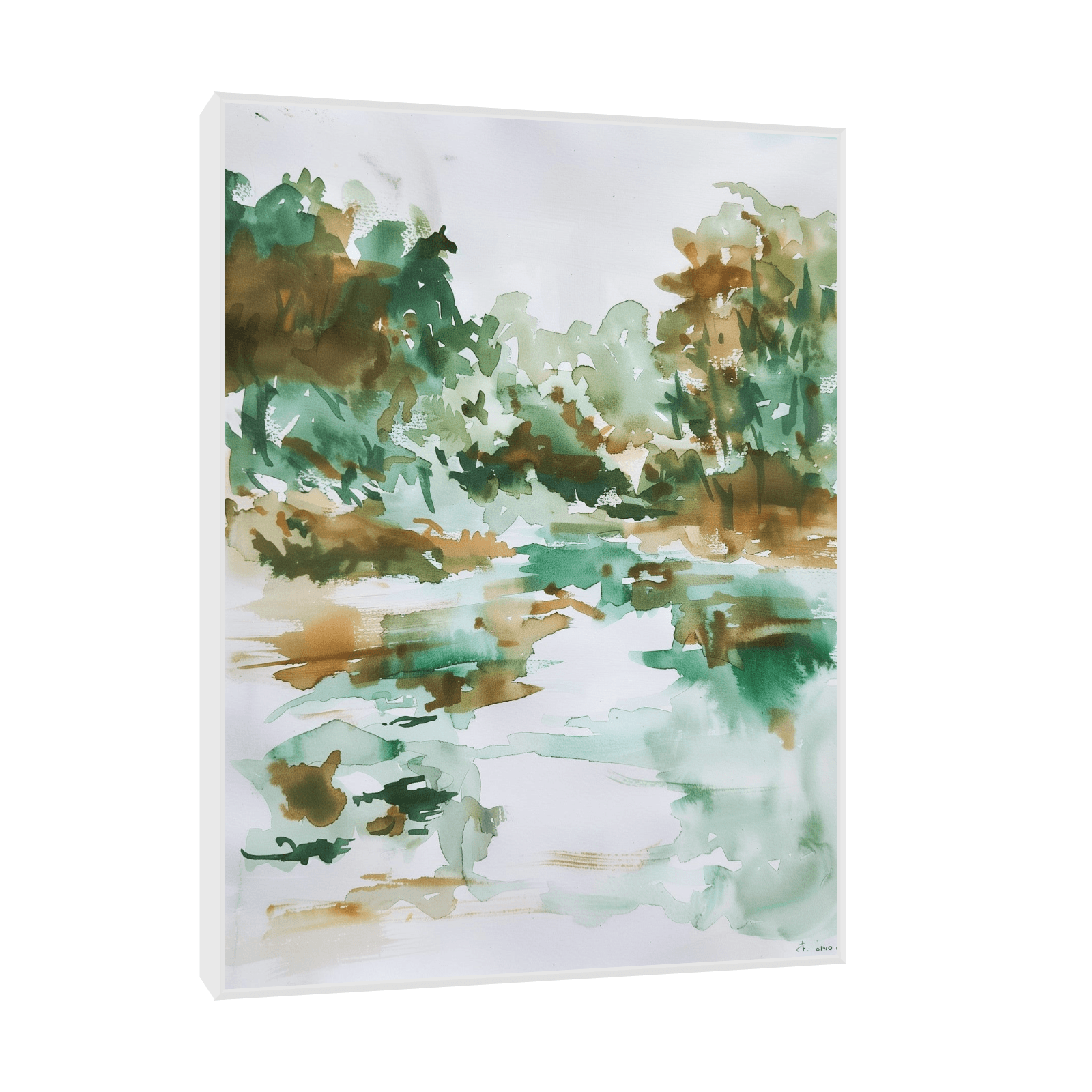 Forest demise - ArtDeco Canvas