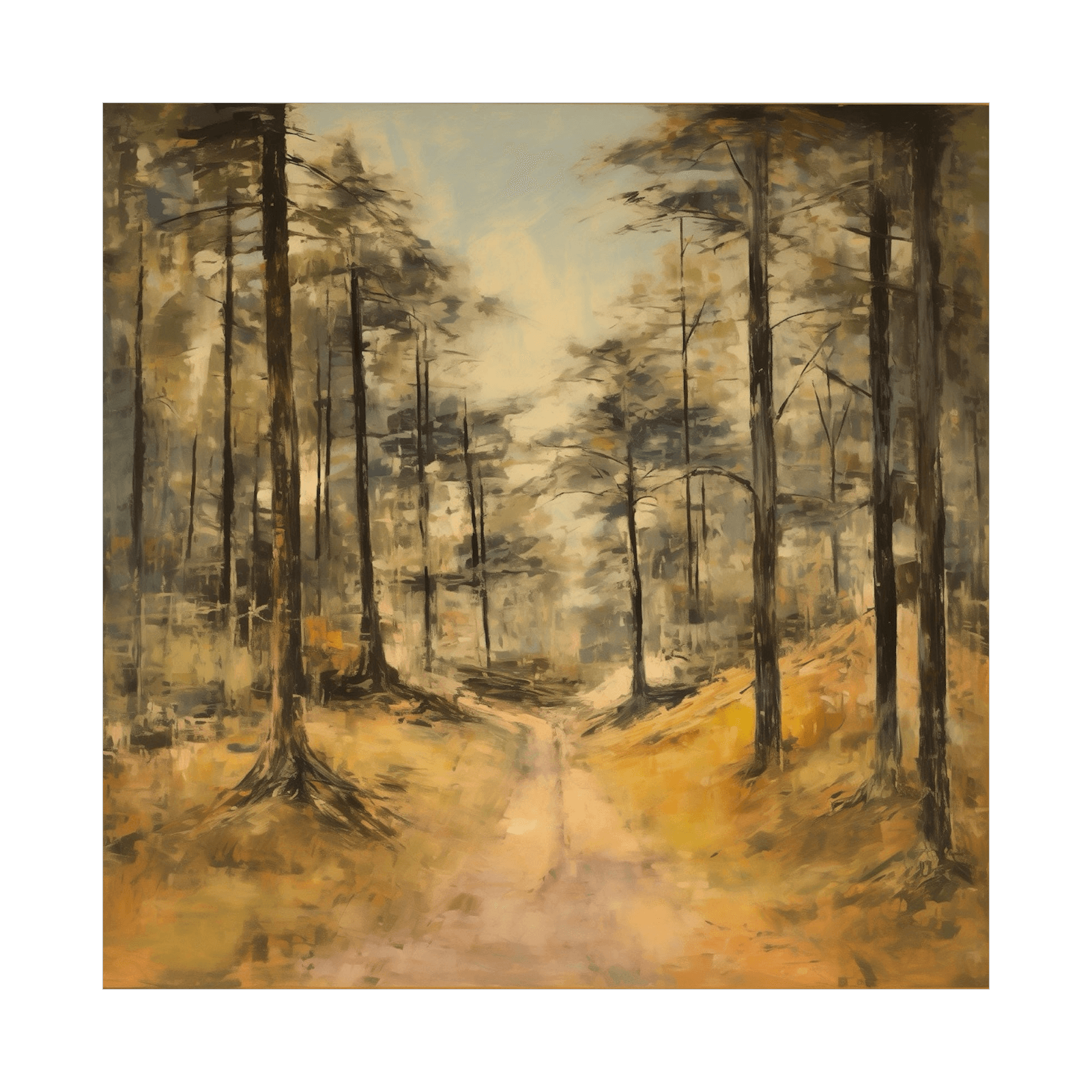 Forest path - ArtDeco Canvas