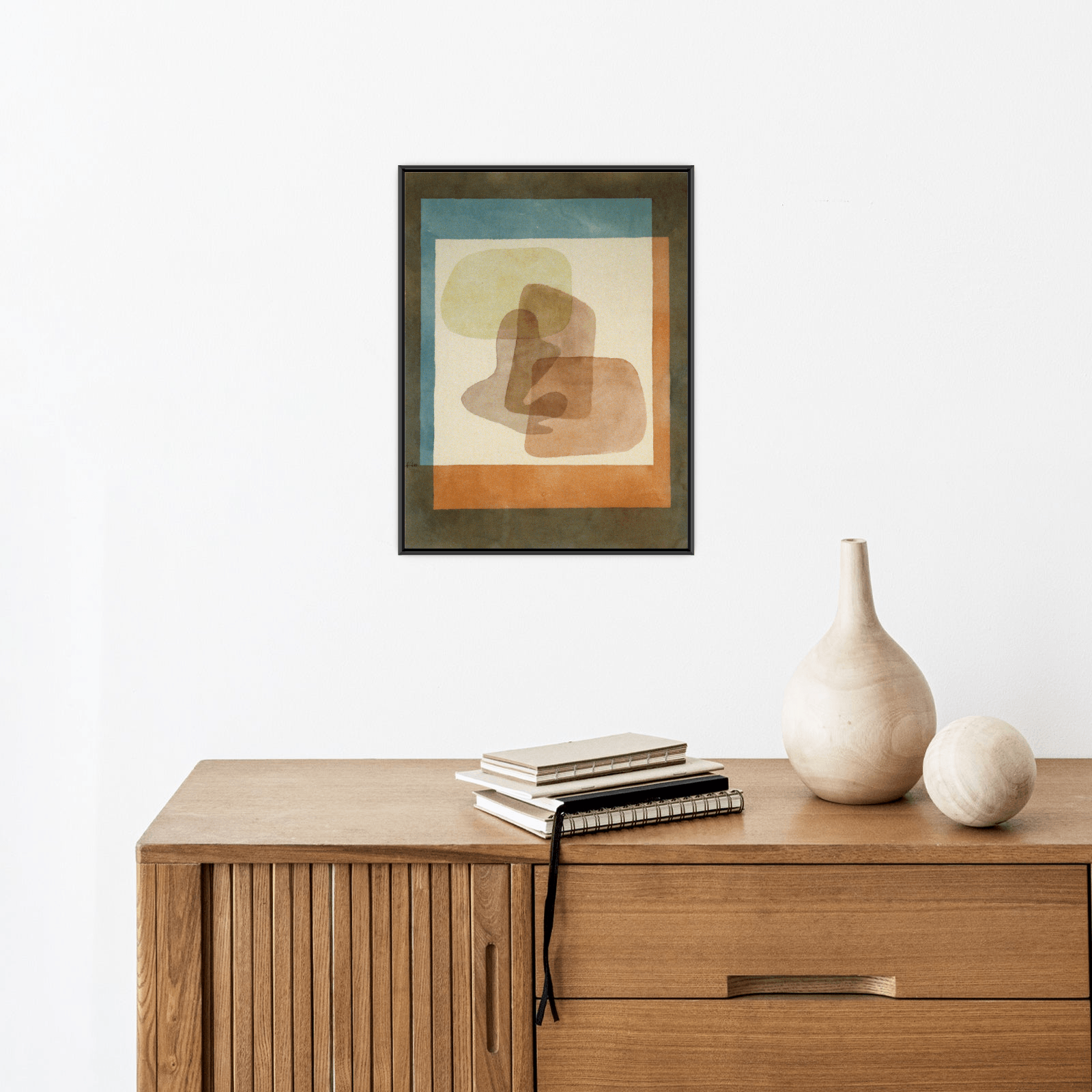 Free forms rigidly mounted, Paul Klee - ArtDeco Canvas