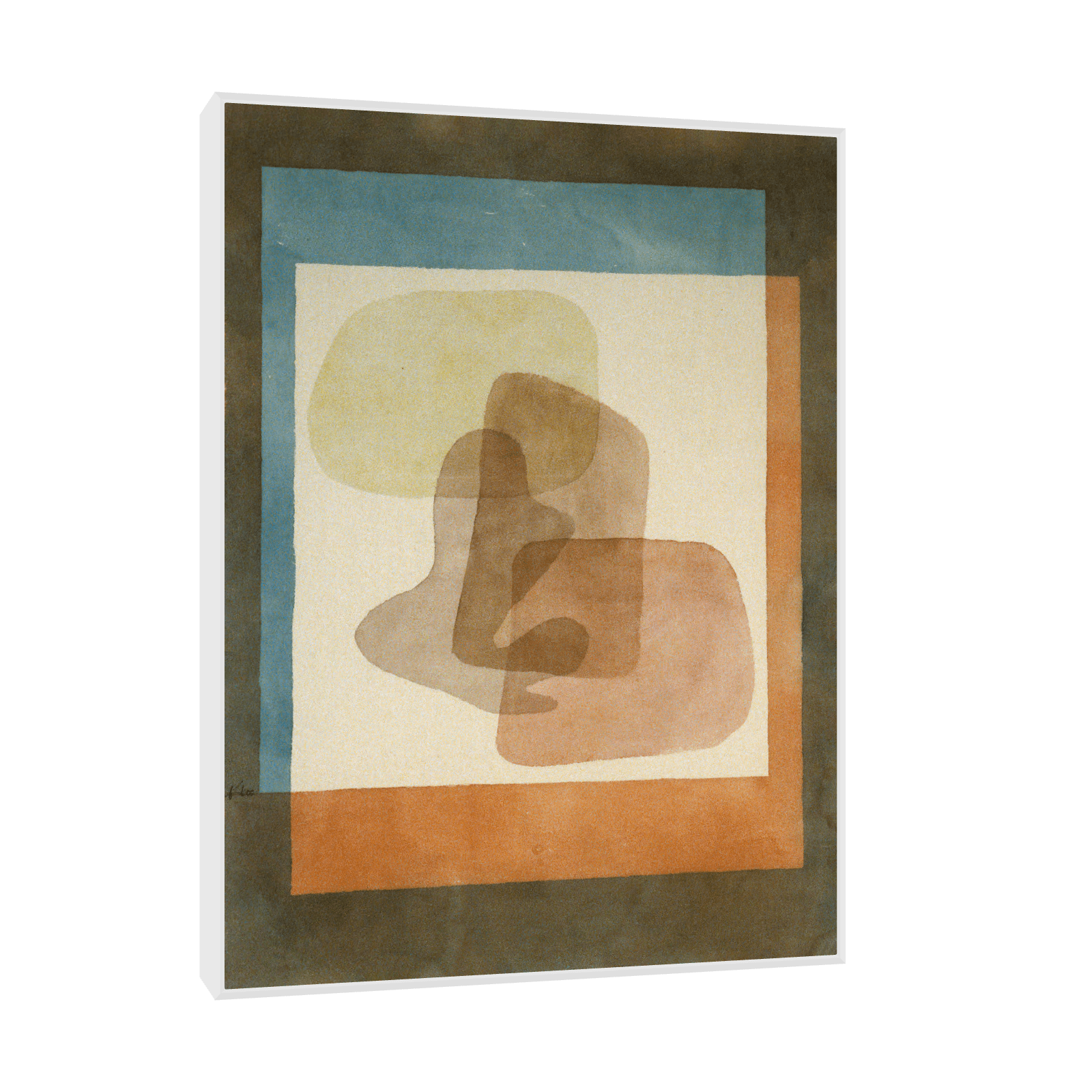 Free forms rigidly mounted, Paul Klee - ArtDeco Canvas