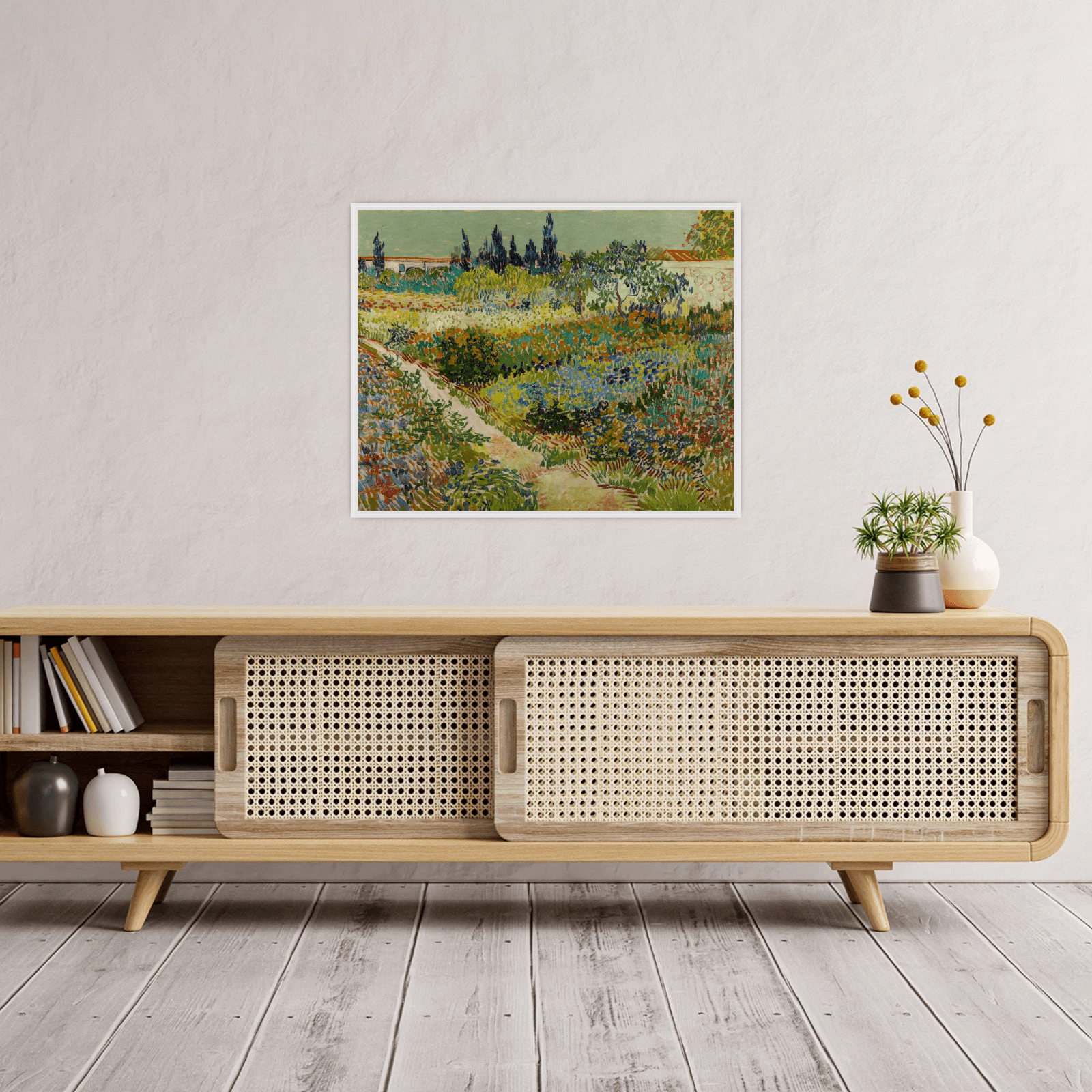 Garden at Arles, Vincent van Gogh - ArtDeco Canvas