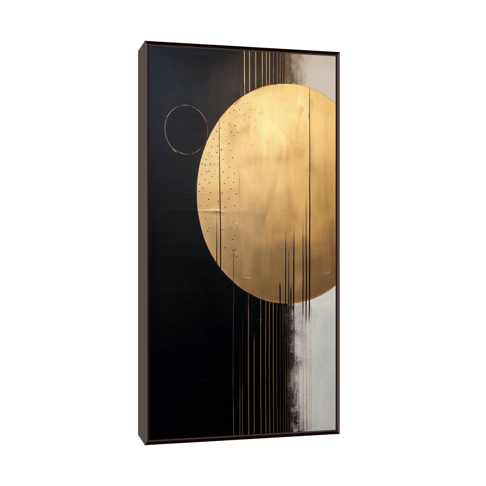 Golden disk - ArtDeco Canvas