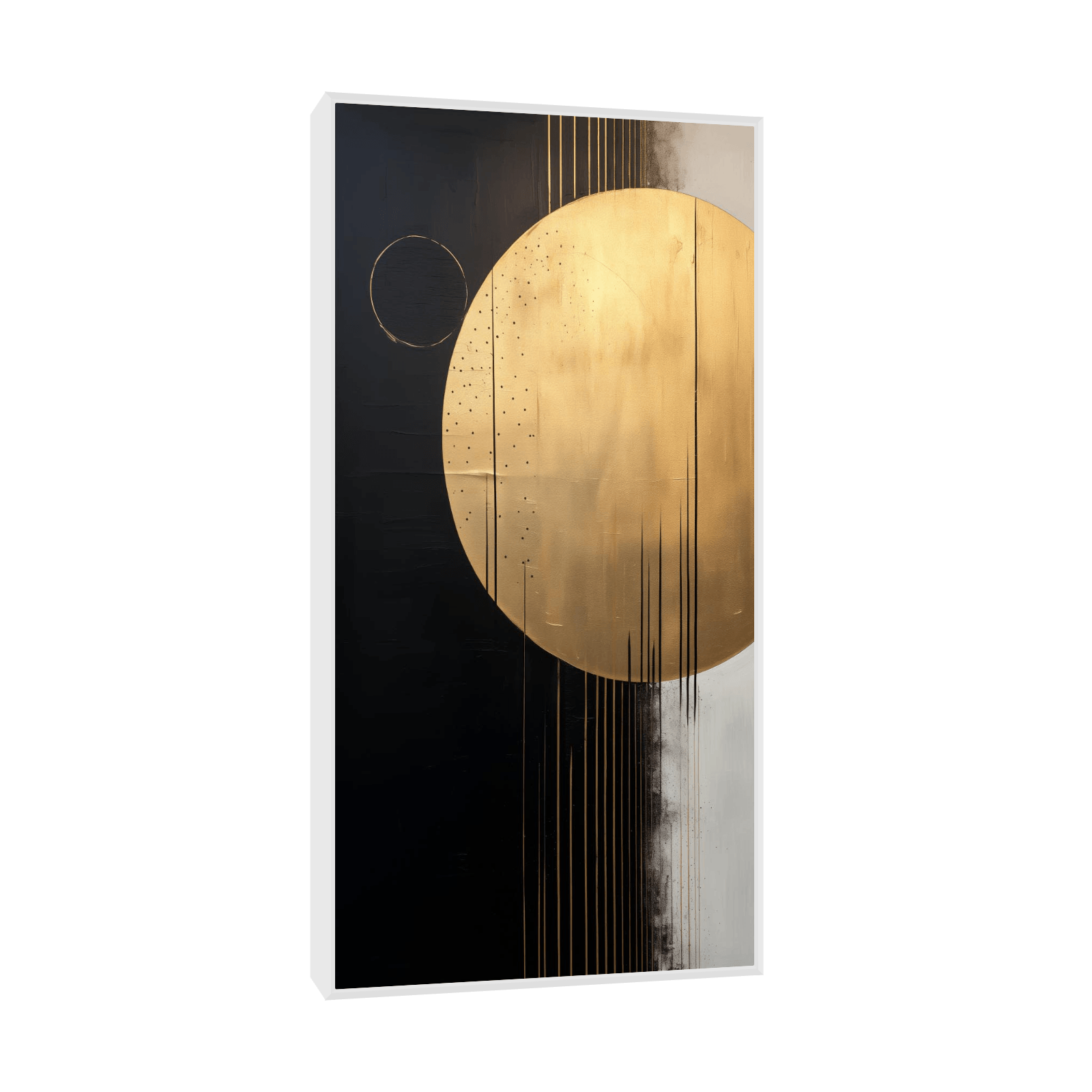 Golden disk - ArtDeco Canvas