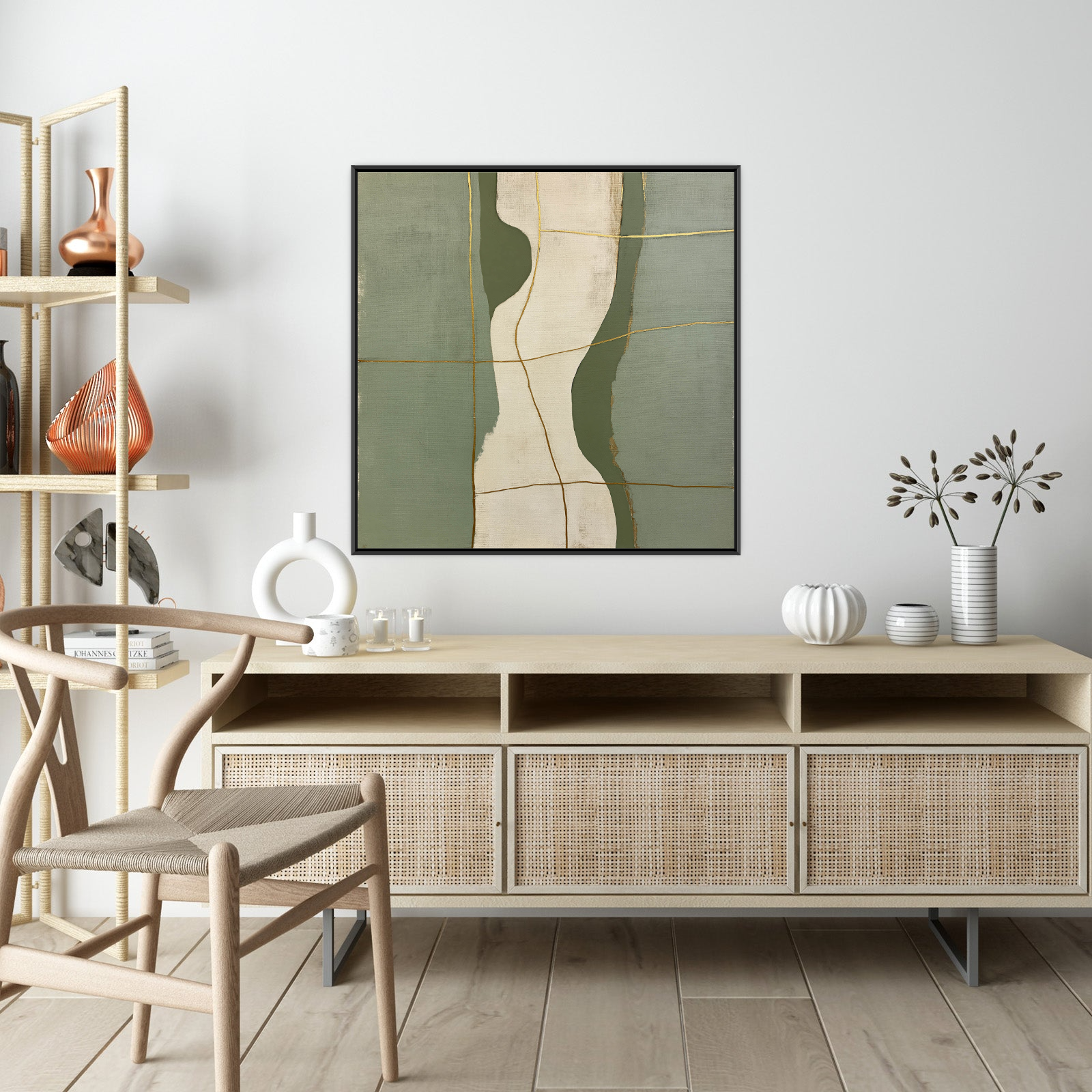 Golden line in motion II