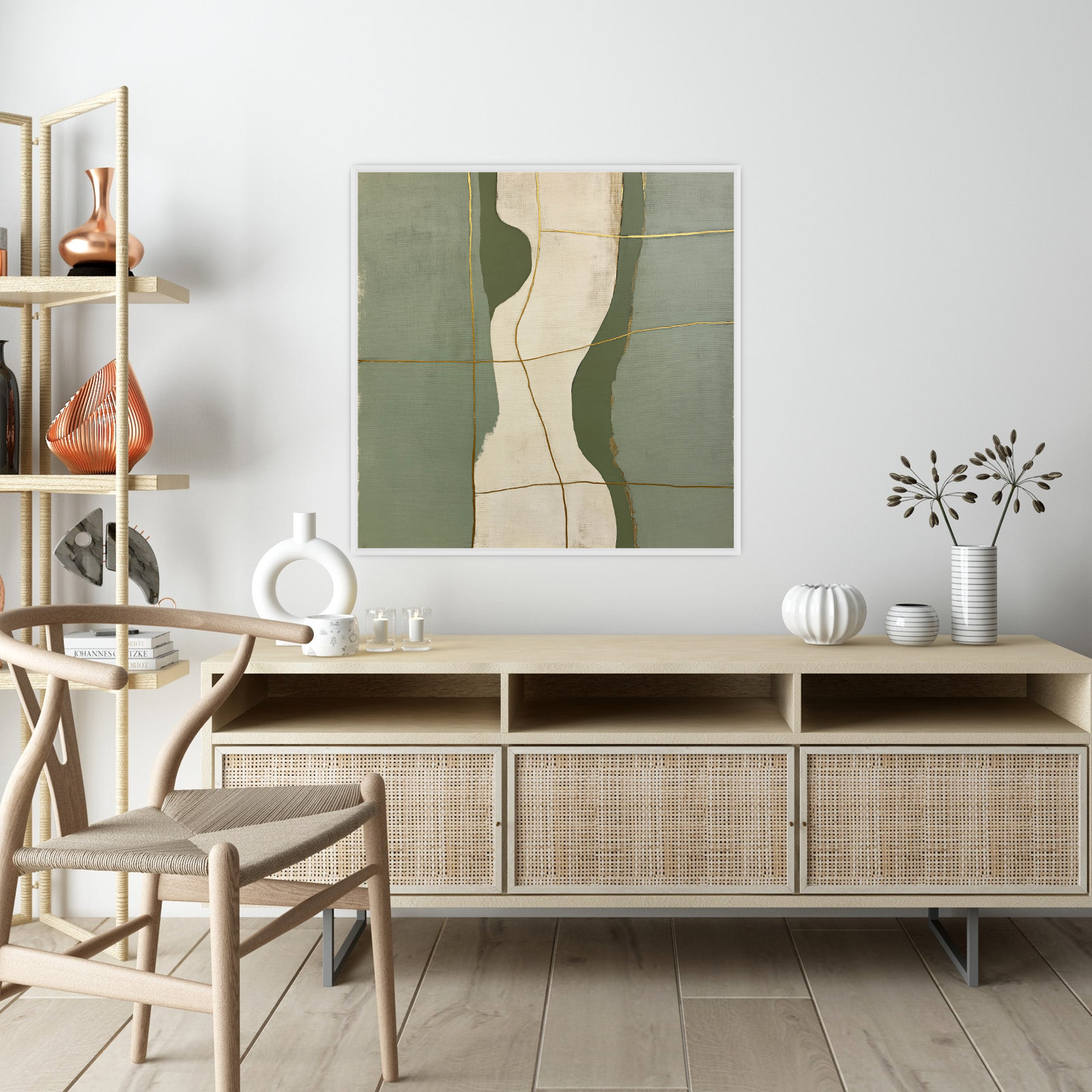 Golden line in motion II