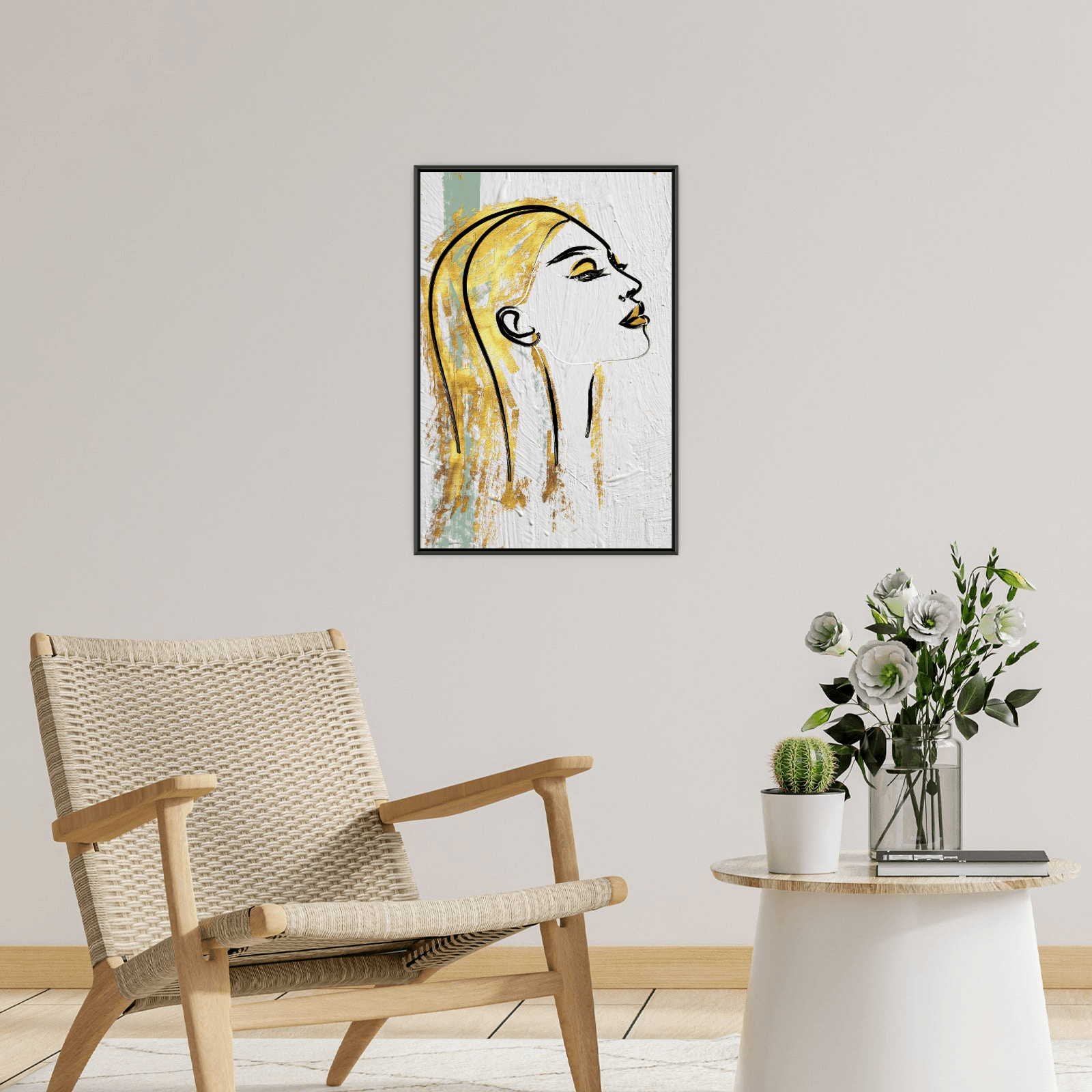 Golden portrait