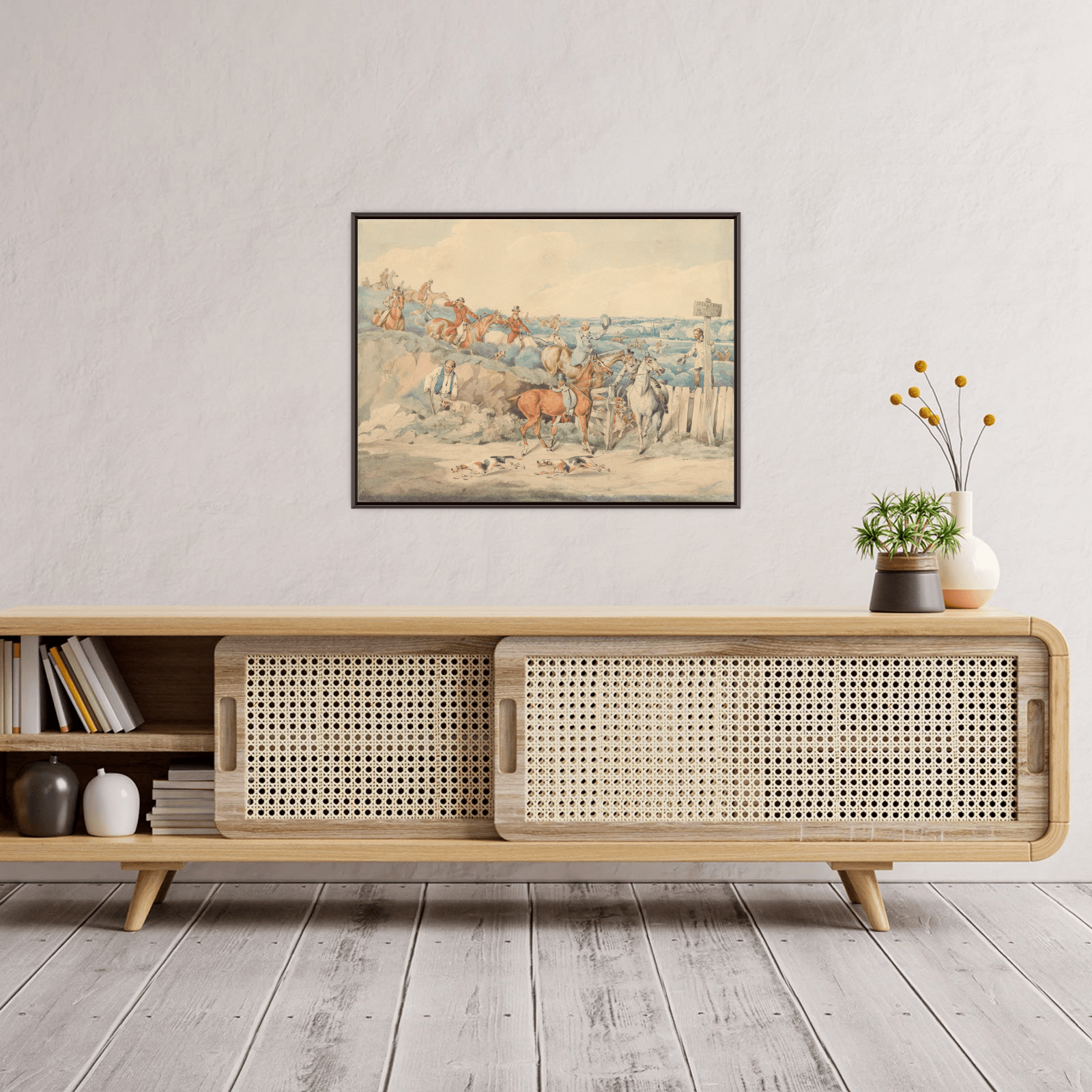 Gone Away, Henry Thomas Alken - ArtDeco Canvas