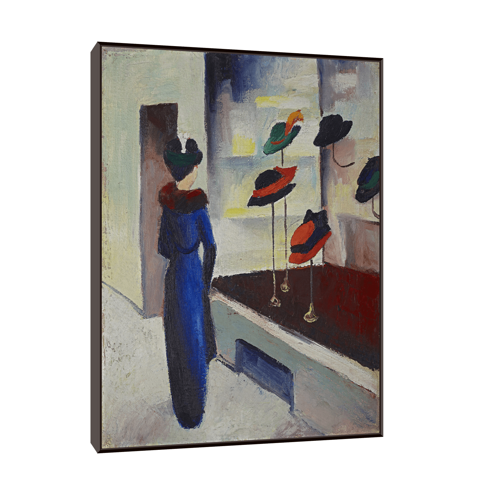 Hat shop, August Macke - ArtDeco Canvas