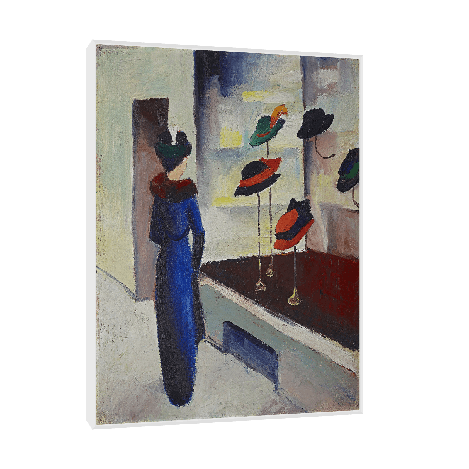 Hat shop, August Macke - ArtDeco Canvas