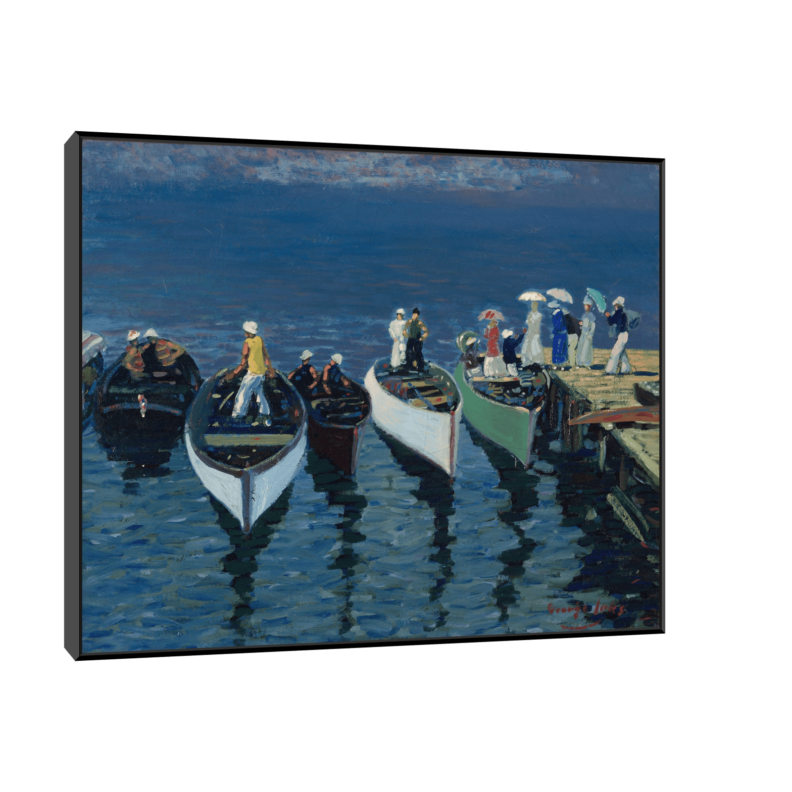 Holiday on the Hudson, George Luks - ArtDeco Canvas