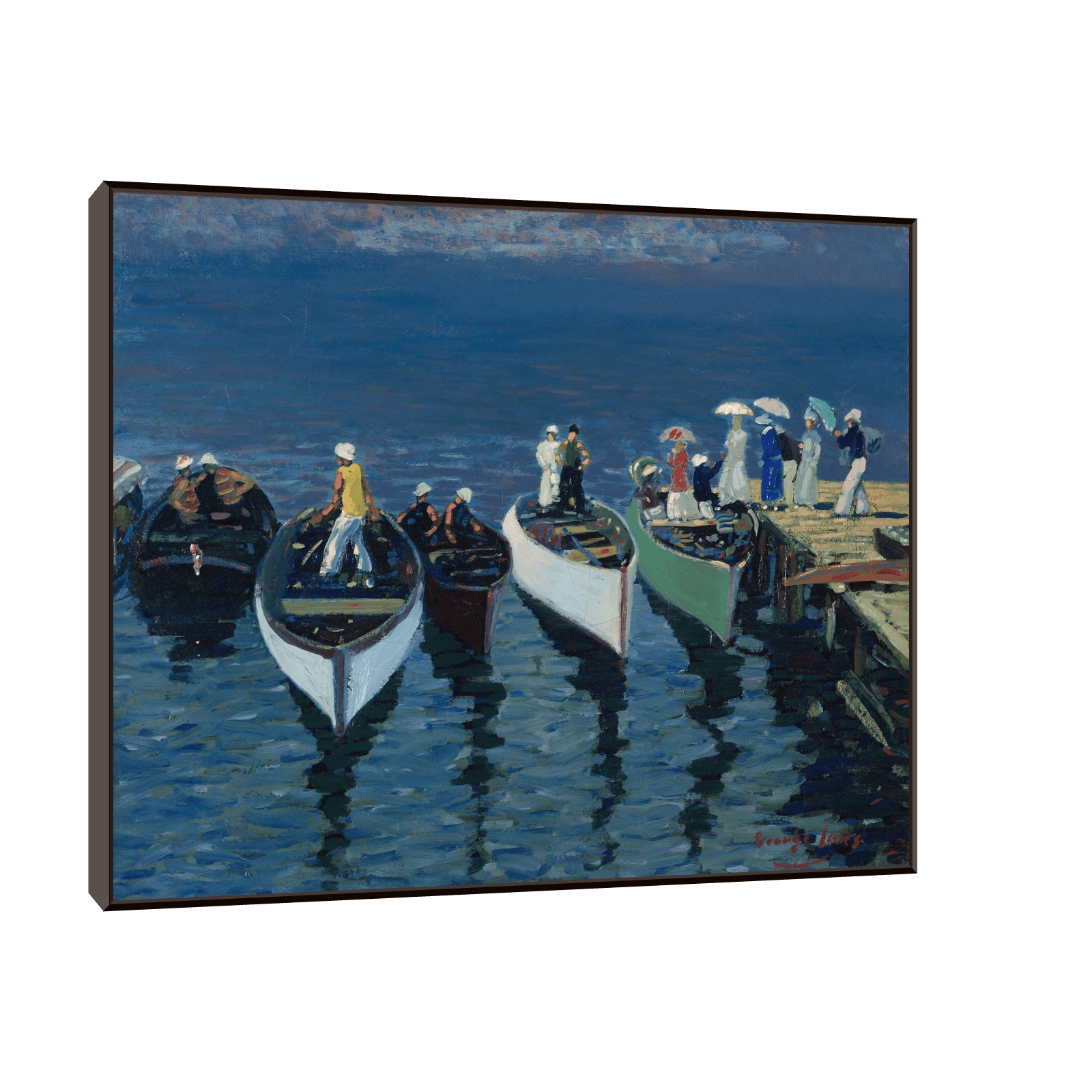 Holiday on the Hudson, George Luks - ArtDeco Canvas