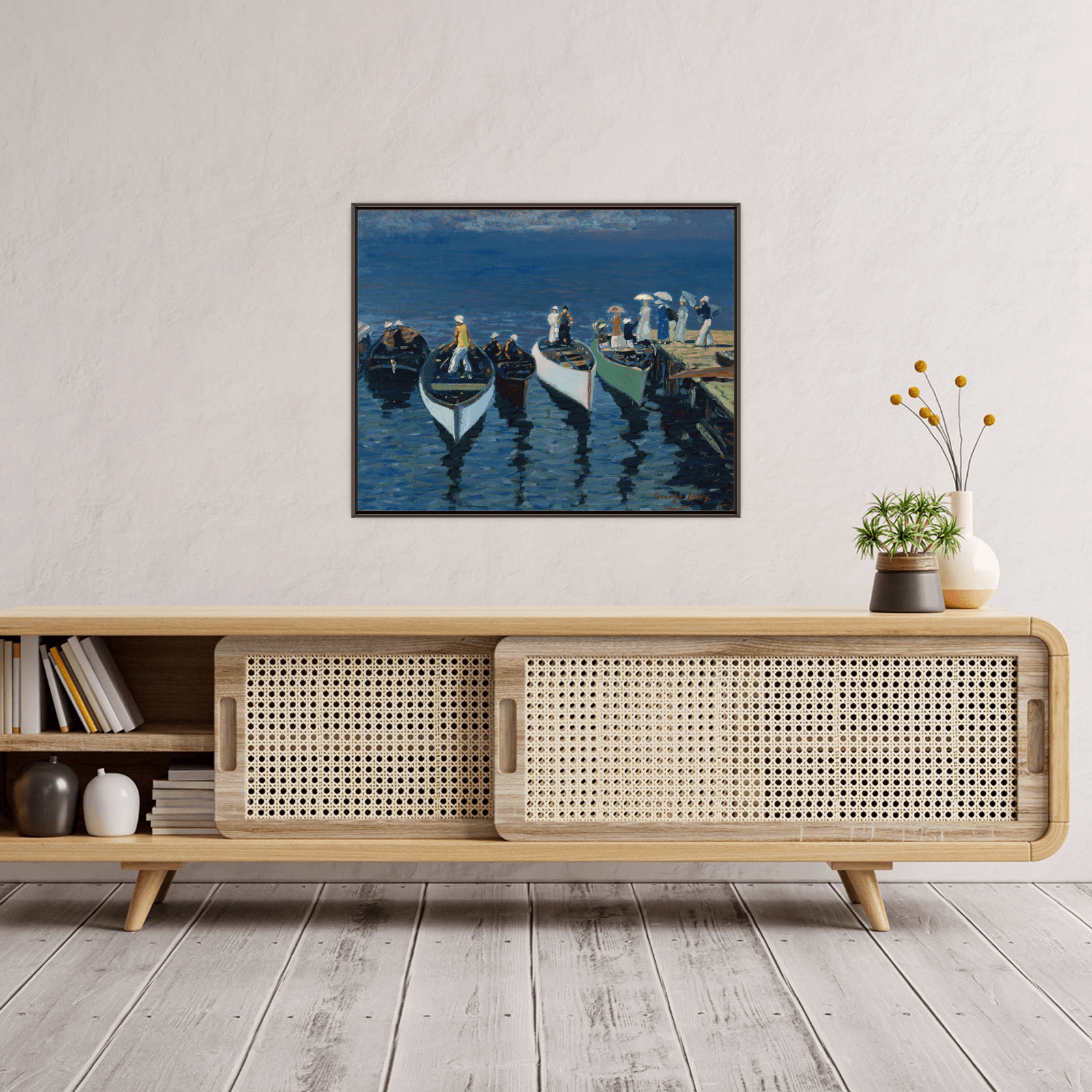 Holiday on the Hudson, George Luks - ArtDeco Canvas