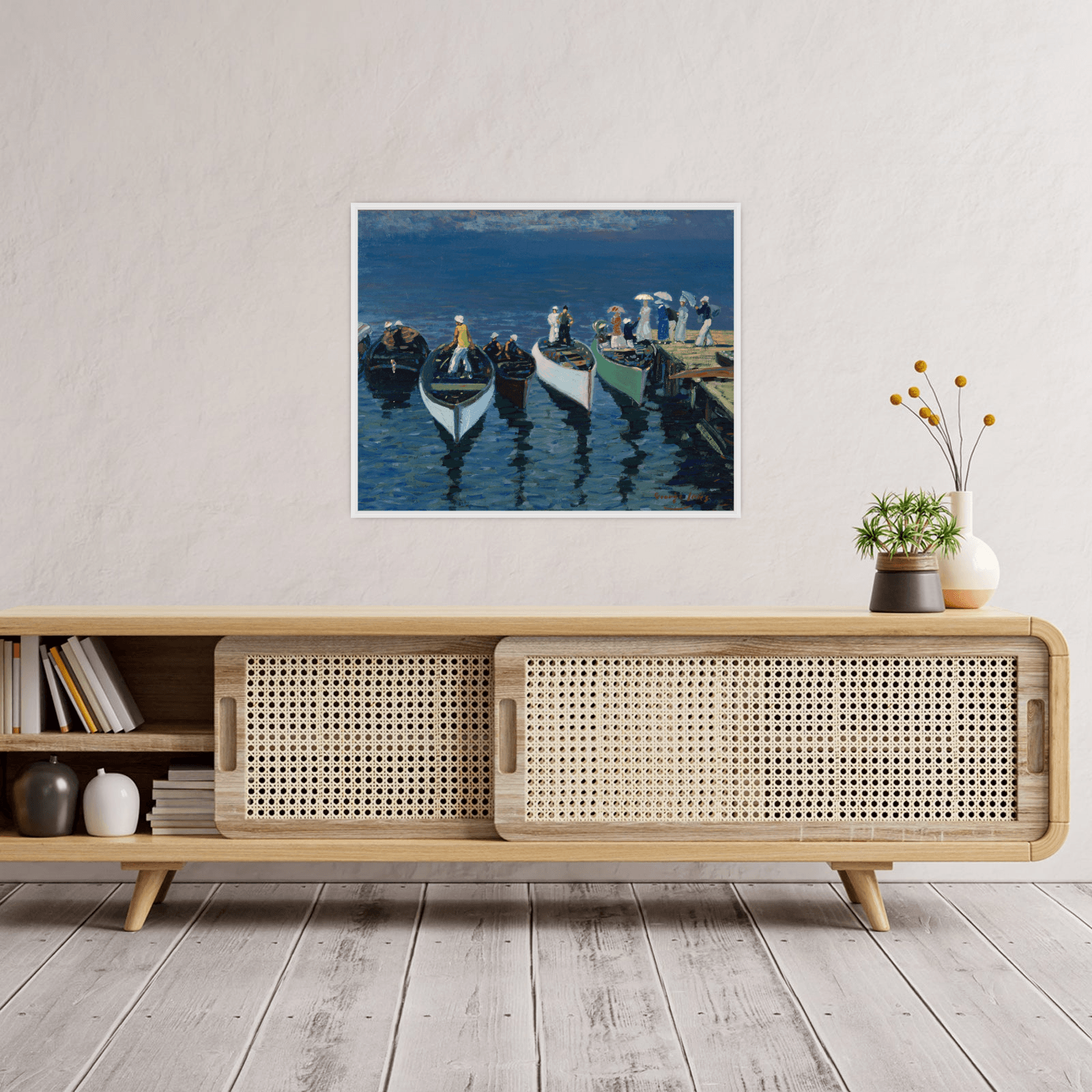 Holiday on the Hudson, George Luks - ArtDeco Canvas