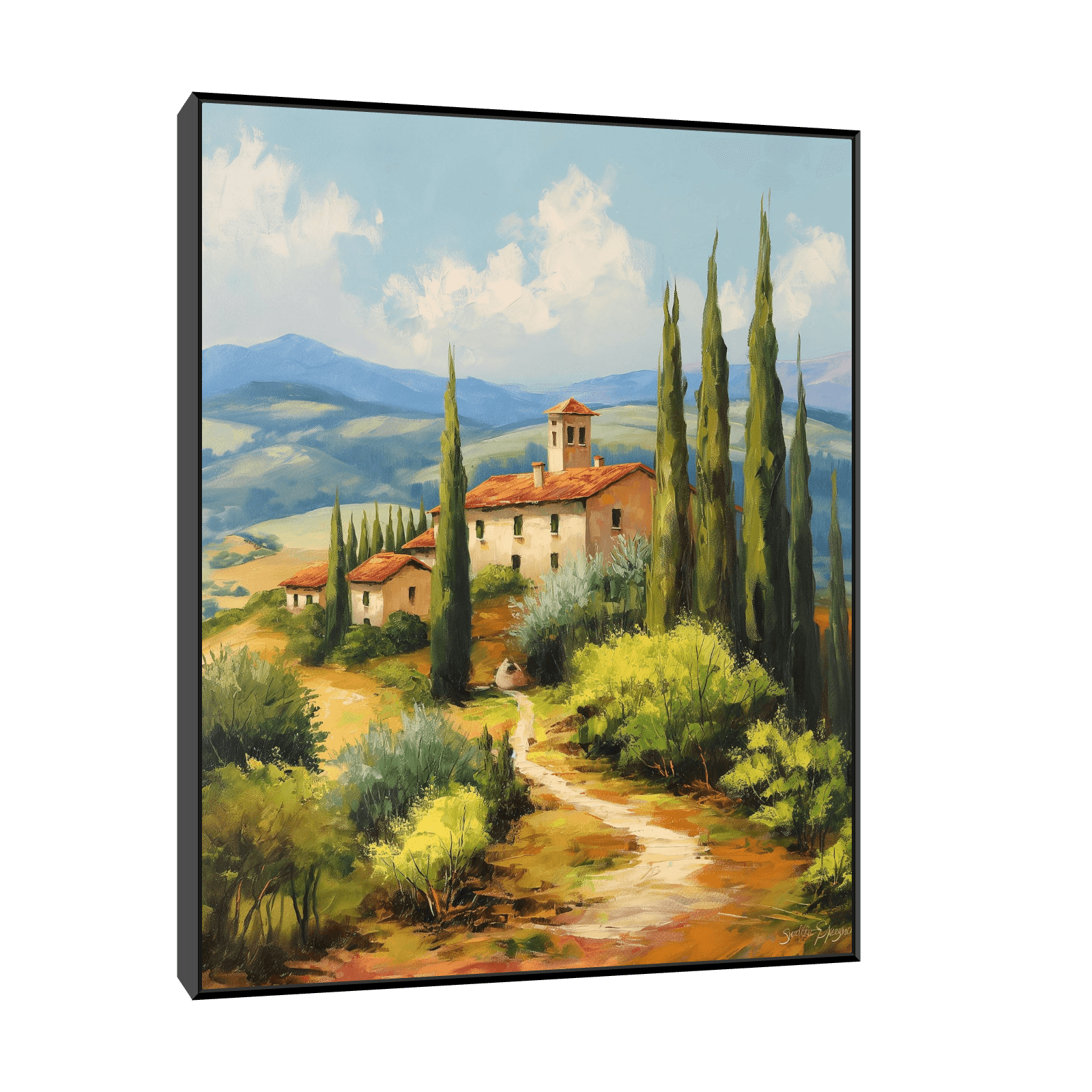 House by the road - ArtDeco Canvas