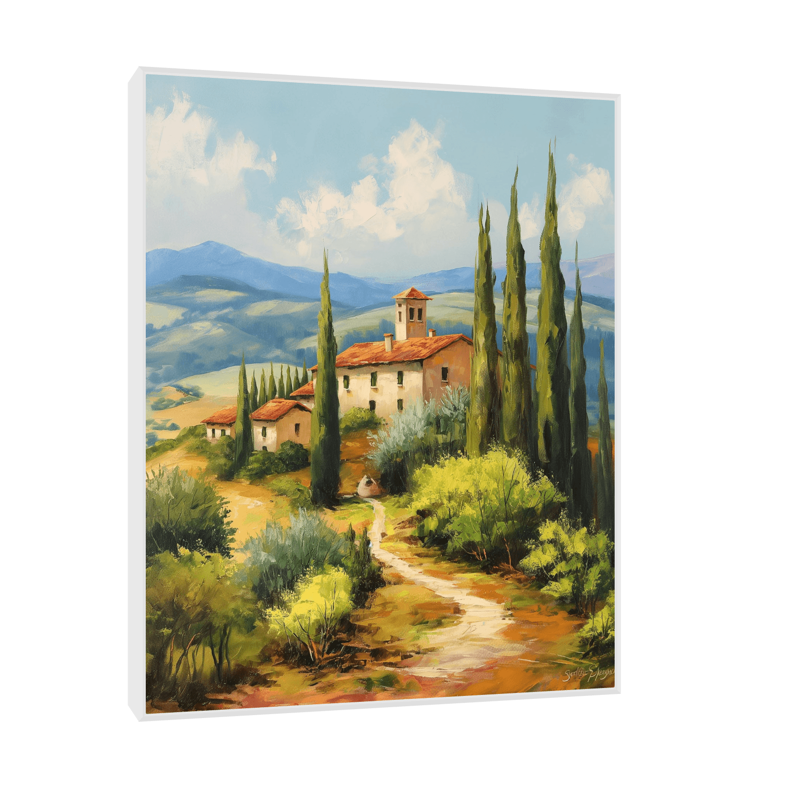 House by the road - ArtDeco Canvas