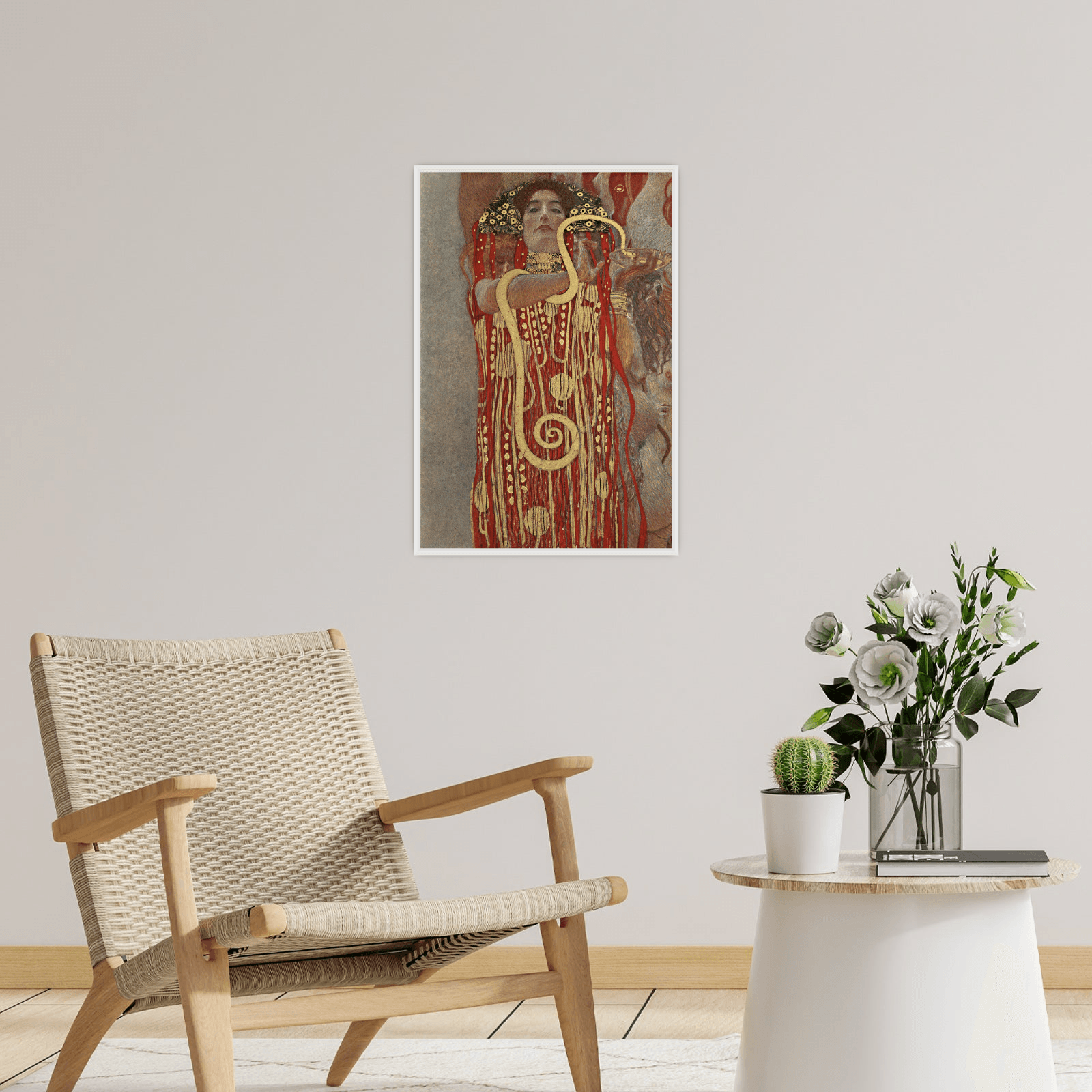 Hygieia, Gustav Klimt - ArtDeco Canvas
