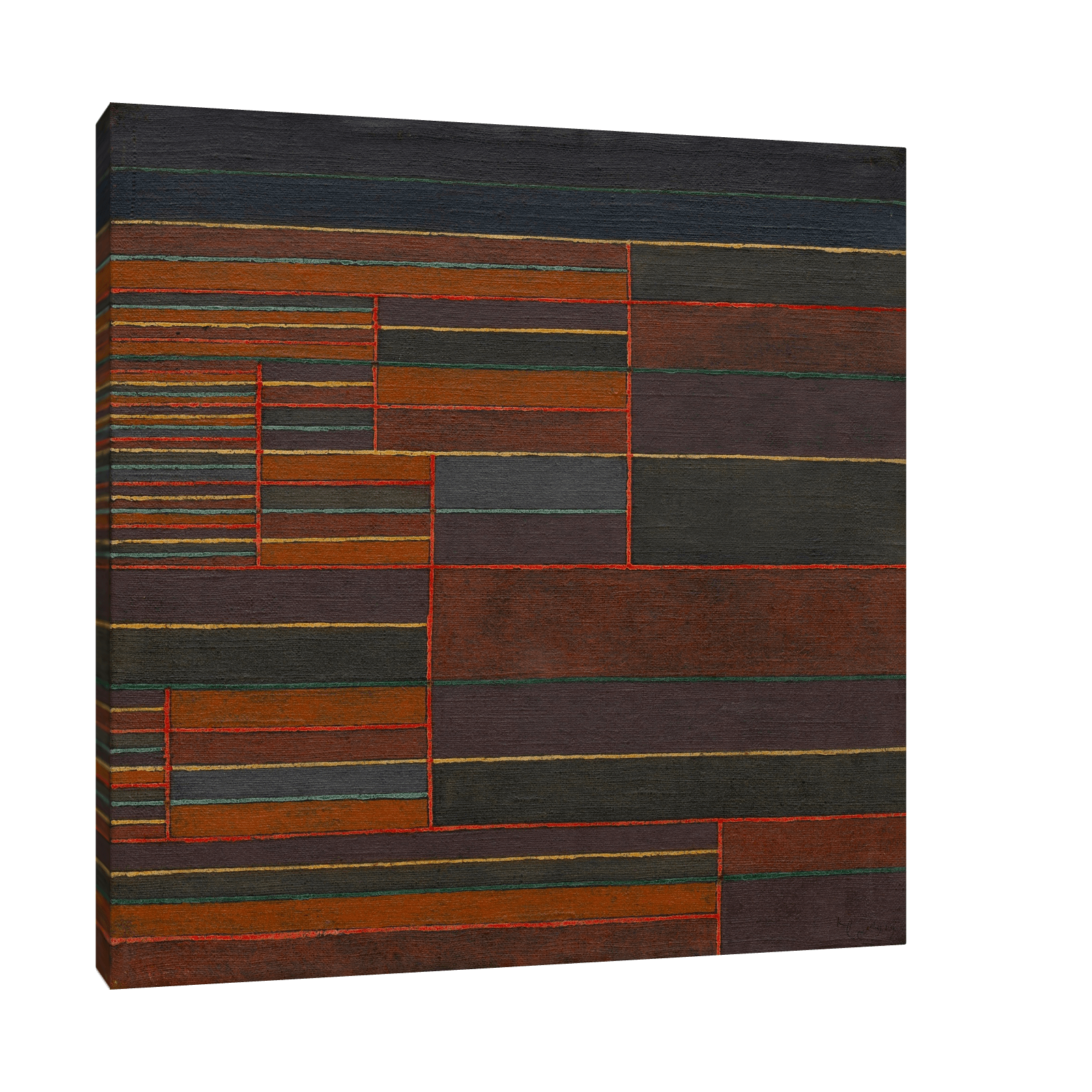 In the Current Six Thresholds, Paul Klee - ArtDeco Canvas