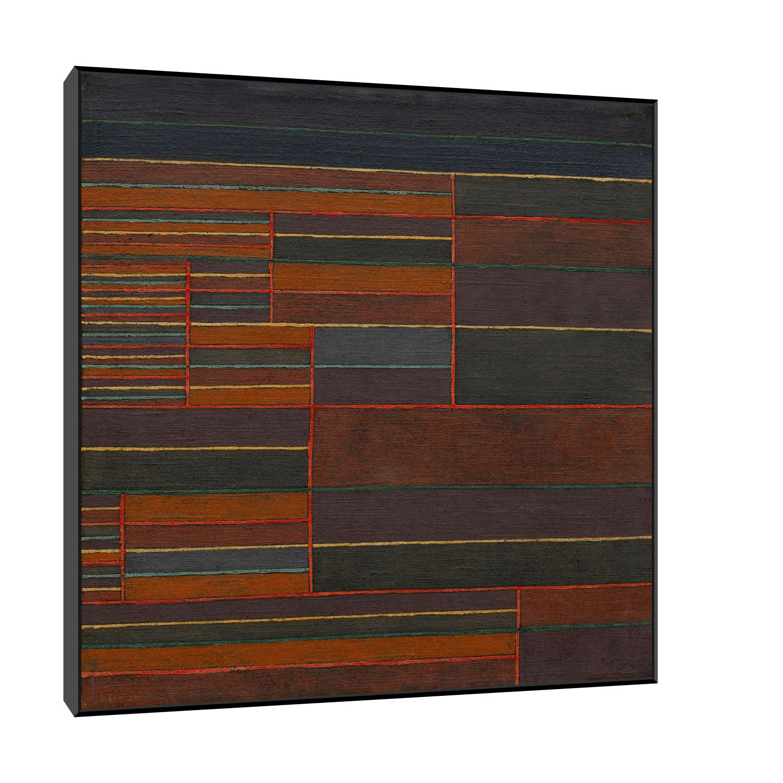 In the Current Six Thresholds, Paul Klee - ArtDeco Canvas