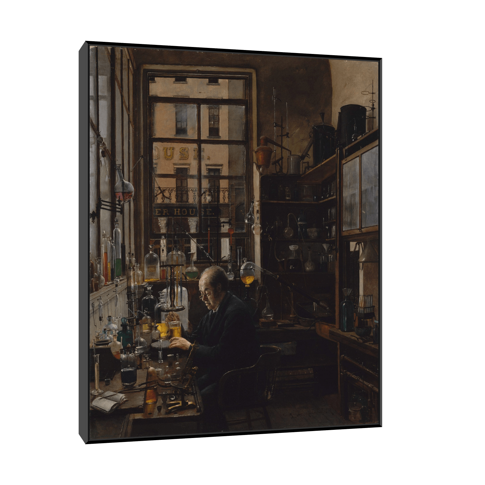 In the Laboratory, Henry Alexander - ArtDeco Canvas