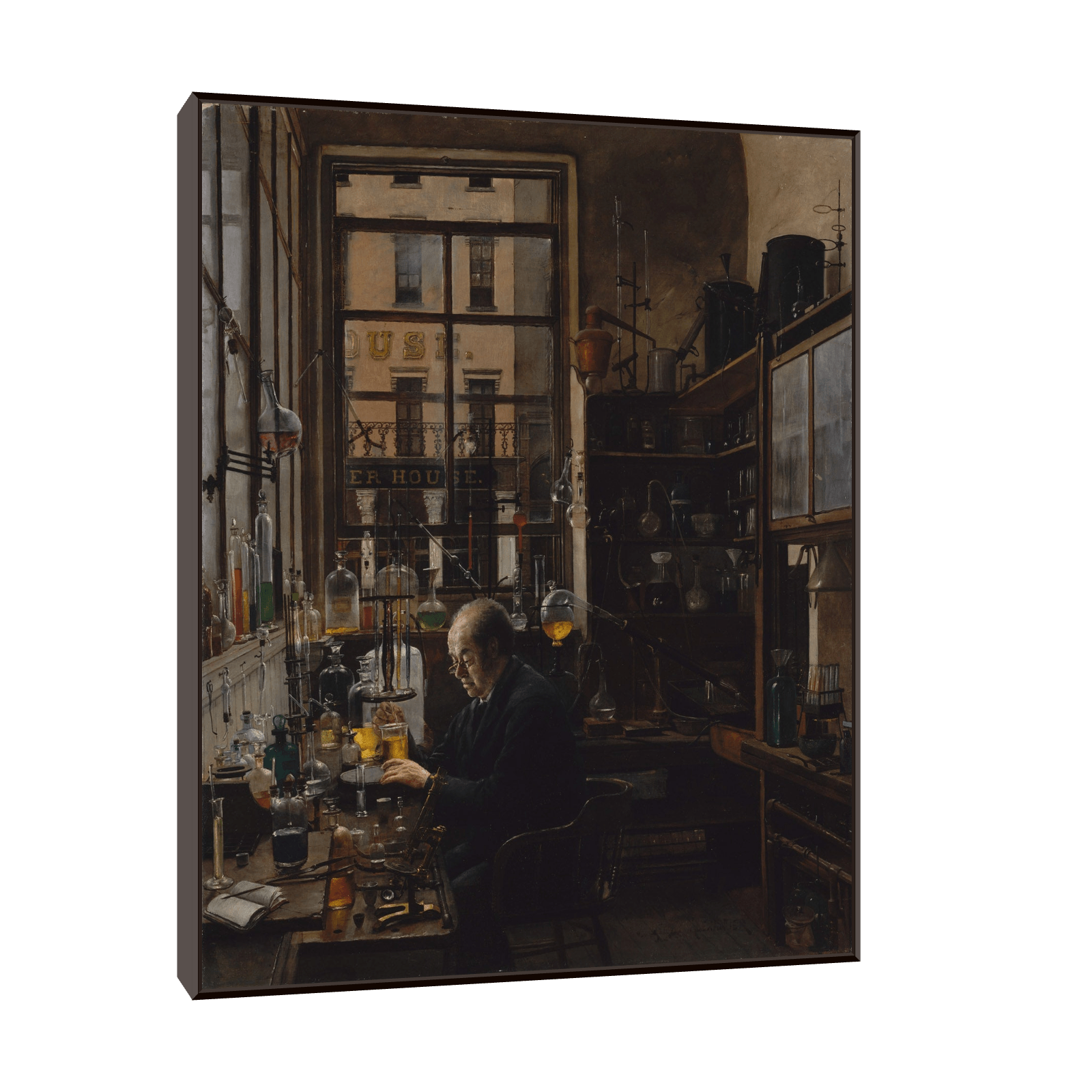 In the Laboratory, Henry Alexander - ArtDeco Canvas