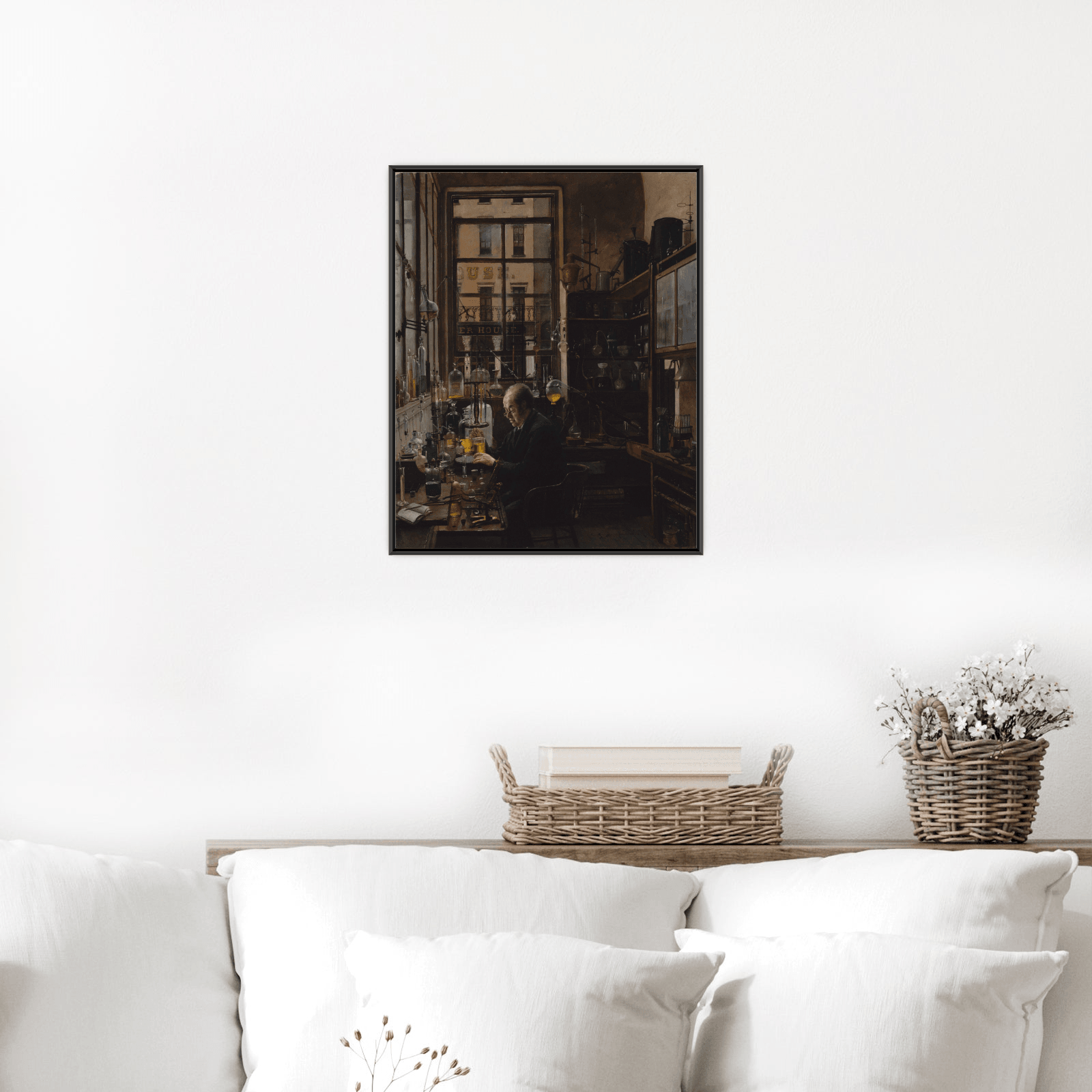 In the Laboratory, Henry Alexander - ArtDeco Canvas