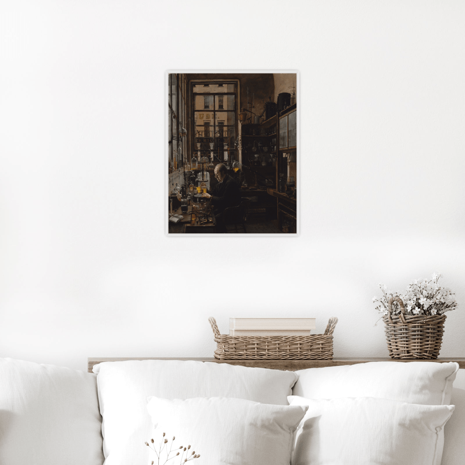 In the Laboratory, Henry Alexander - ArtDeco Canvas