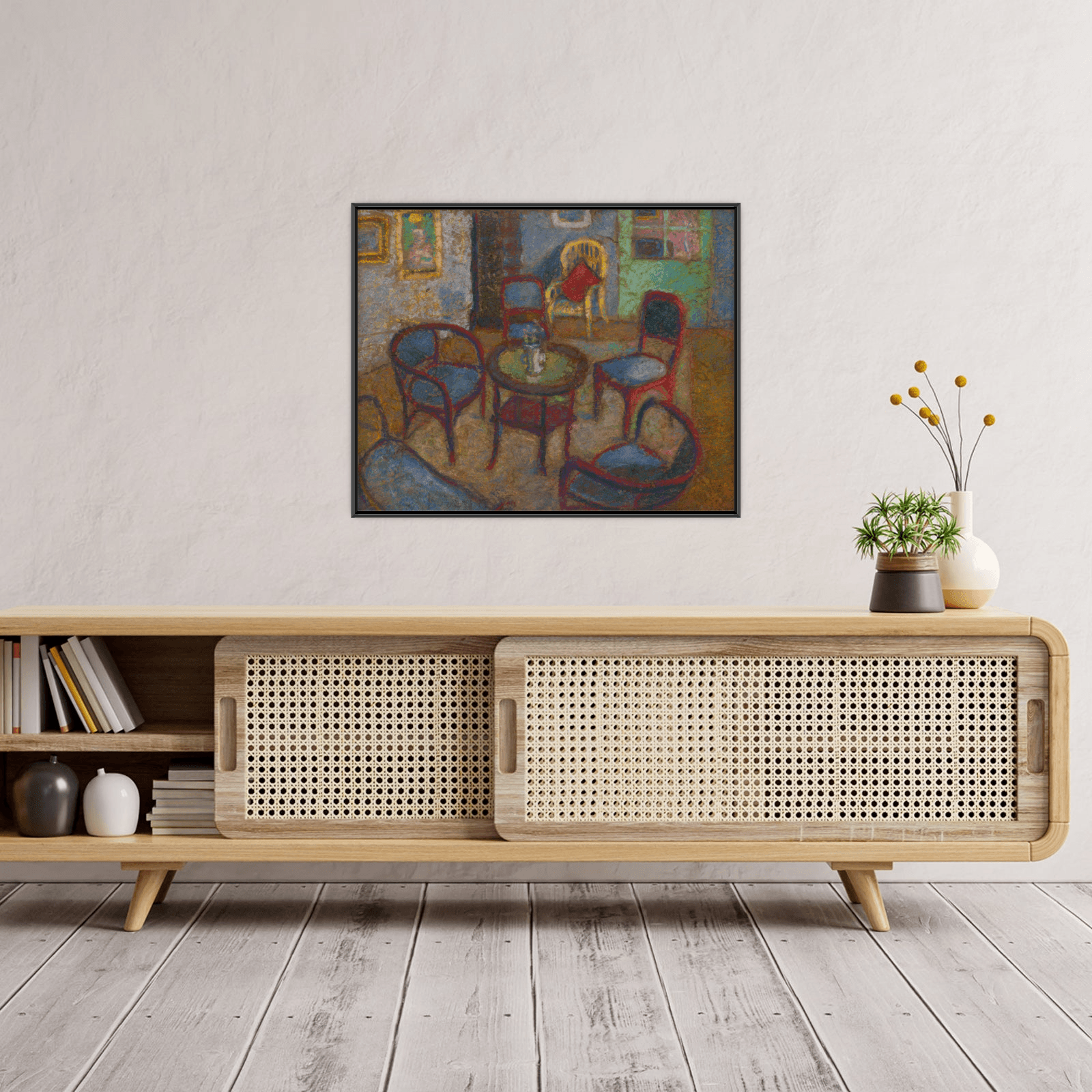 Interiér izby, Konštantín Kövári-Kačmarik - ArtDeco Canvas