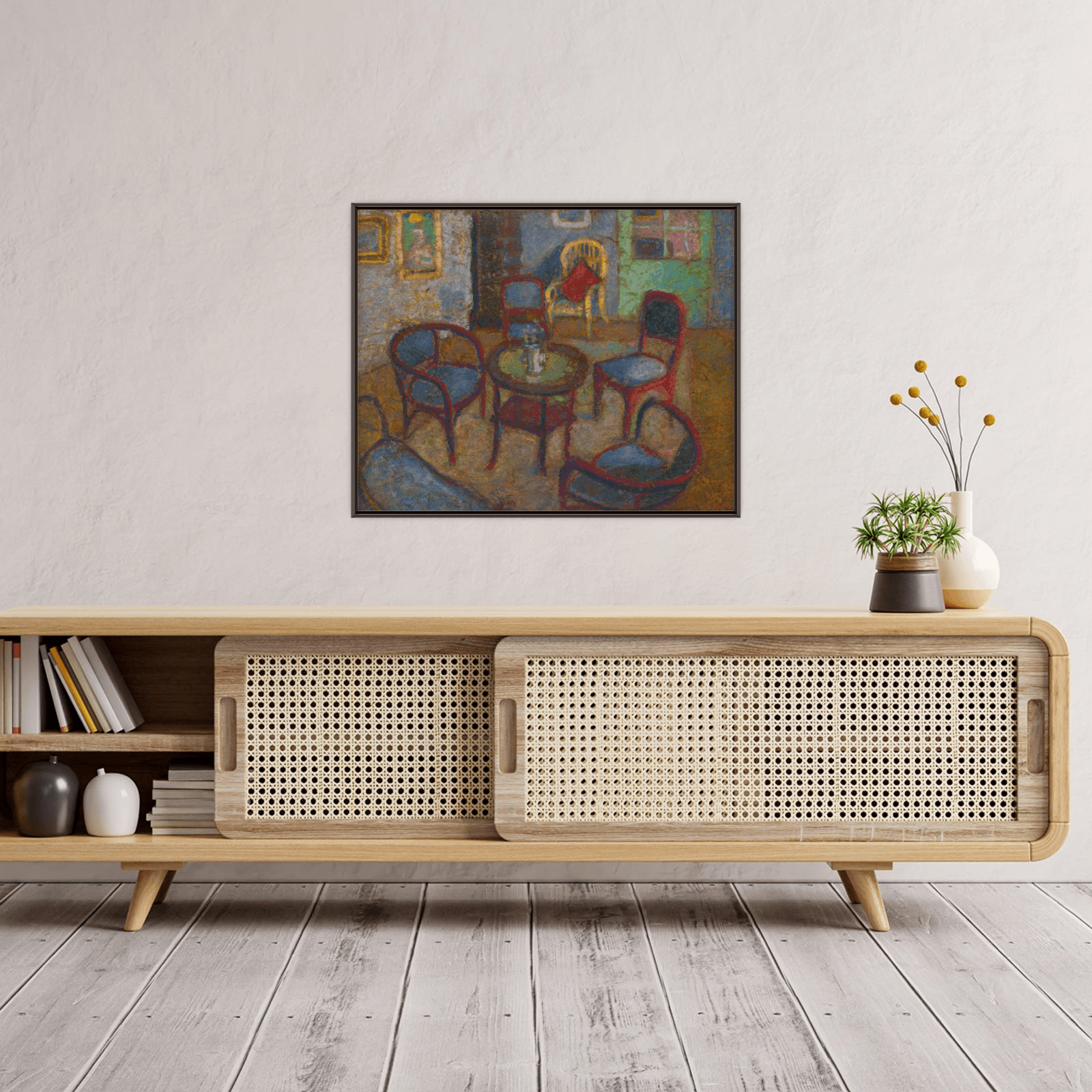 Interiér izby, Konštantín Kövári-Kačmarik - ArtDeco Canvas