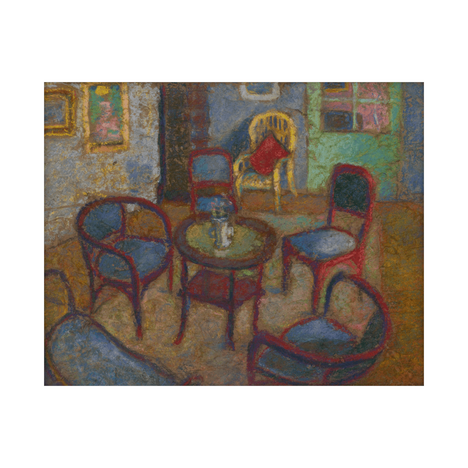 Interiér izby, Konštantín Kövári-Kačmarik - ArtDeco Canvas