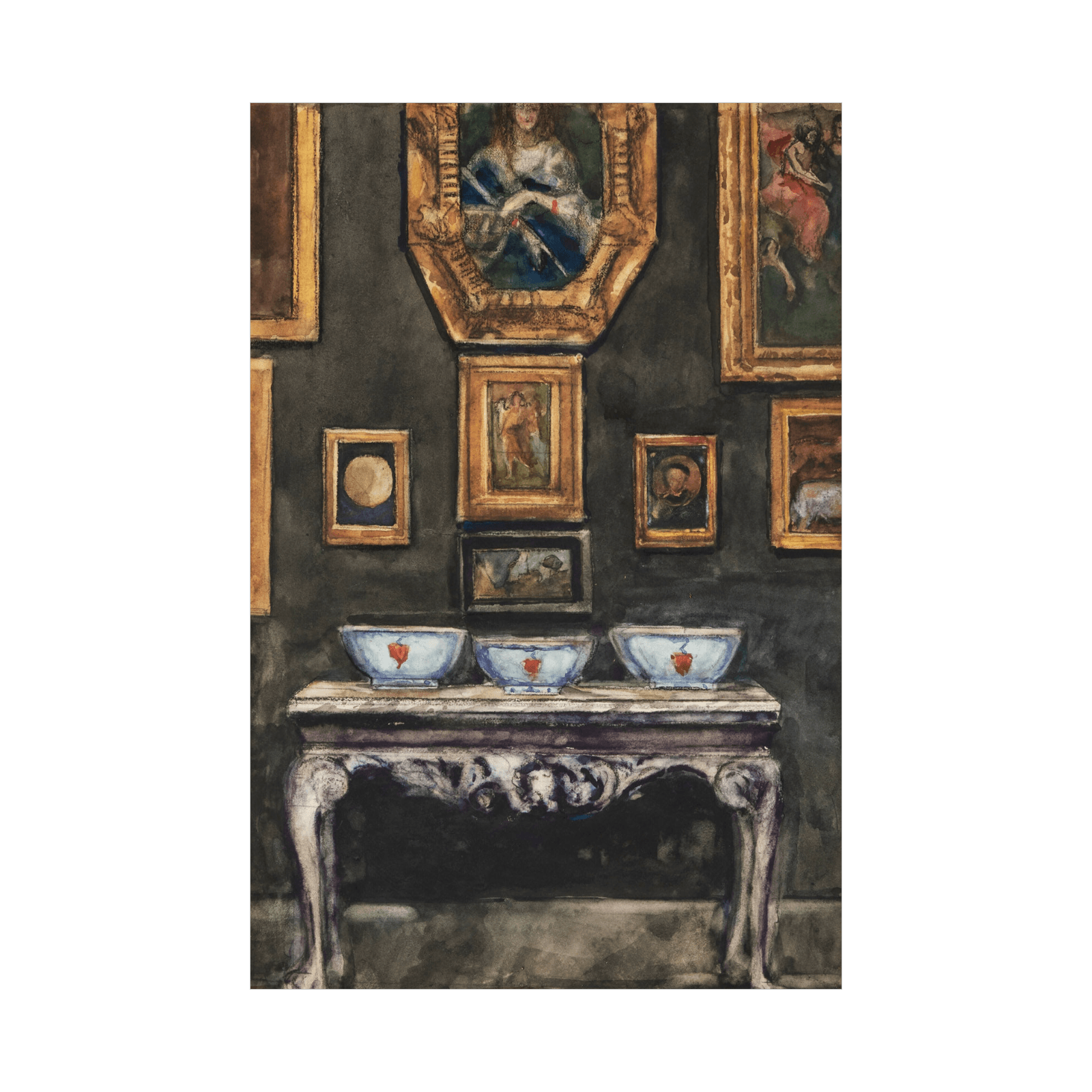 Interior at Windlestone, Sir William Eden - ArtDeco Canvas