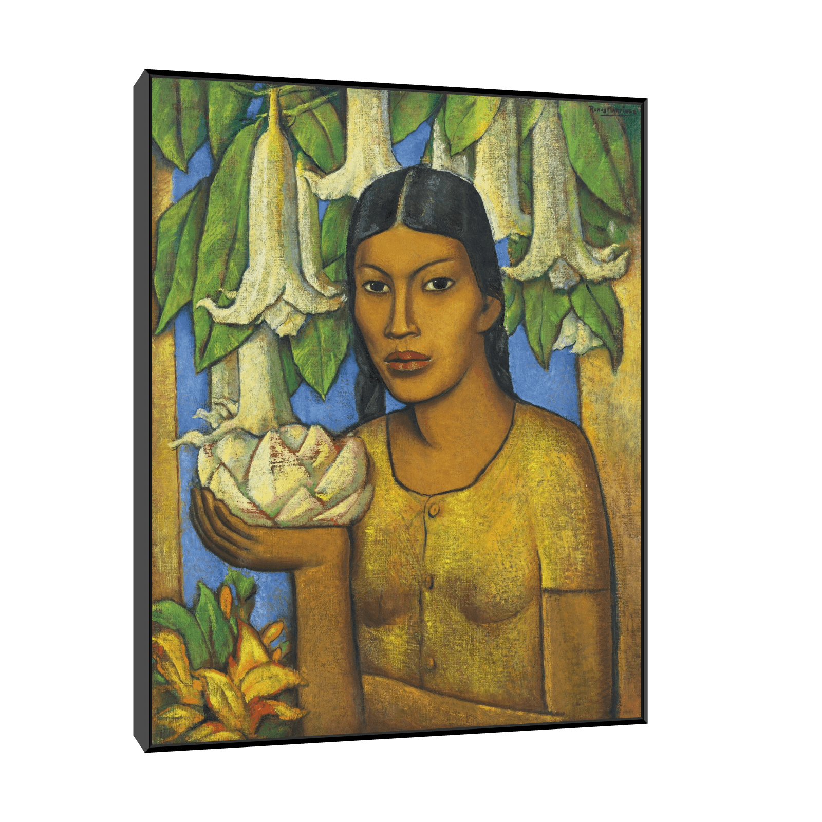 La India de los floripondios, Alfredo Ramos Martínez - ArtDeco Canvas