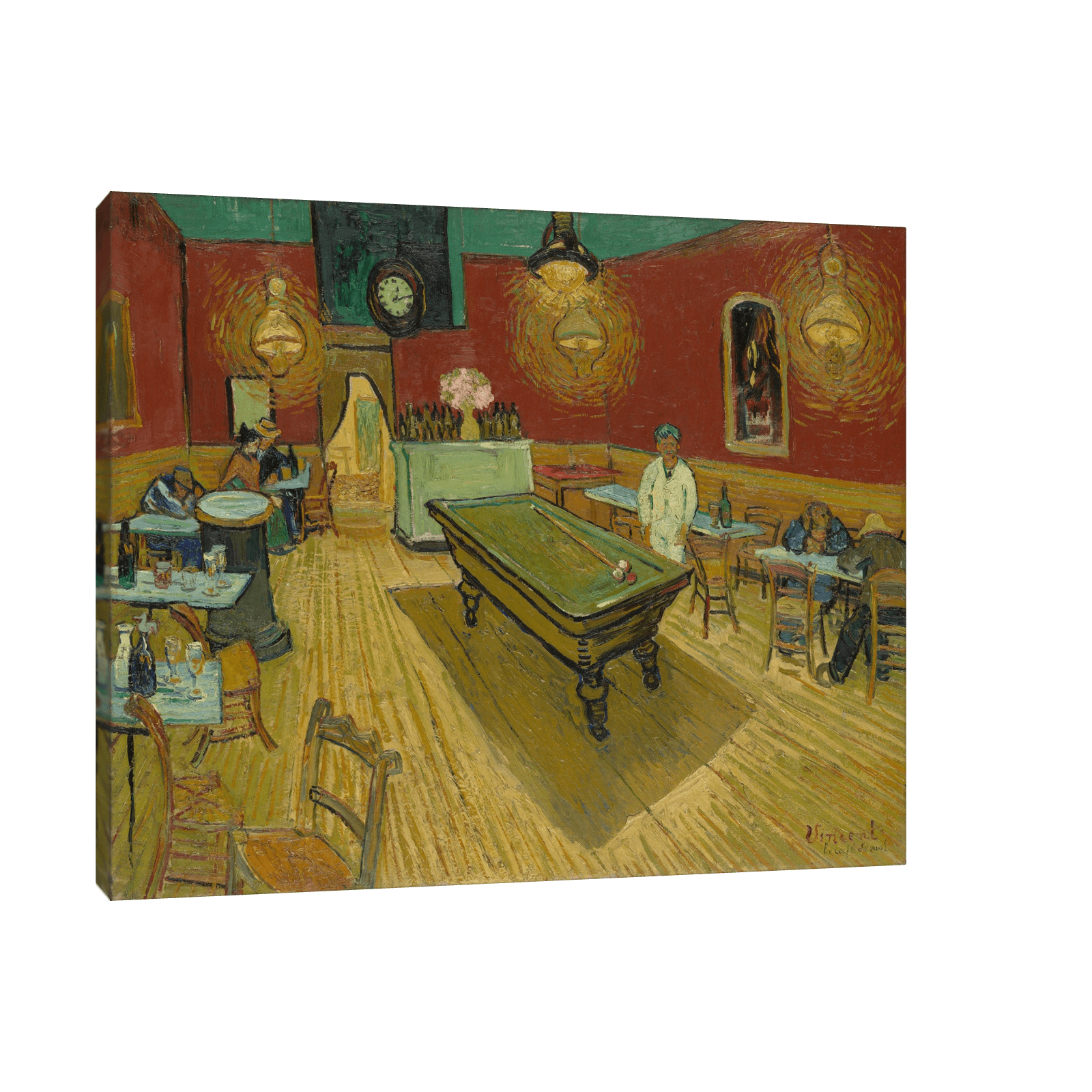 Le café de nuit, Vincent van Gogh - ArtDeco Canvas