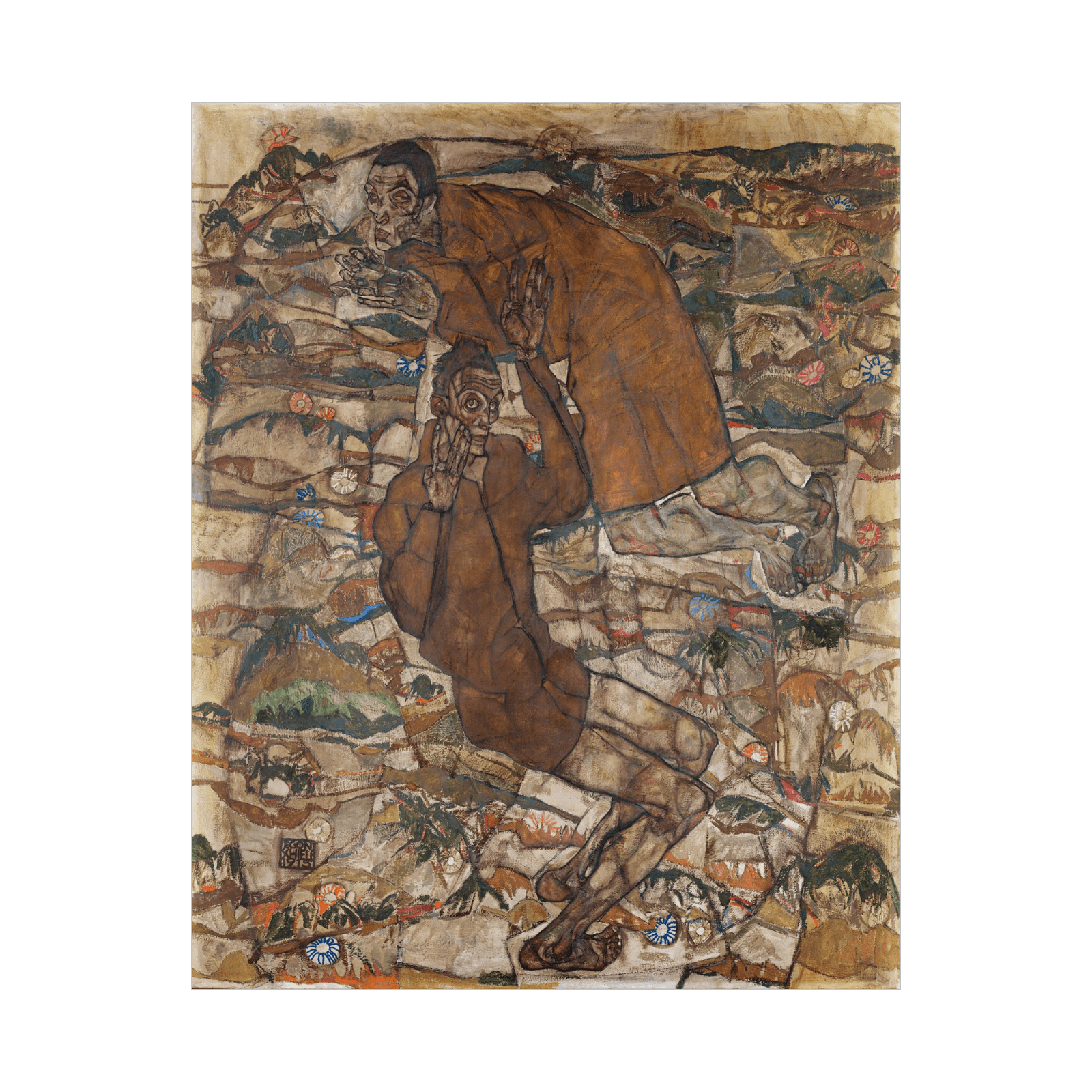 Levitation, Egon Schiele - ArtDeco Canvas