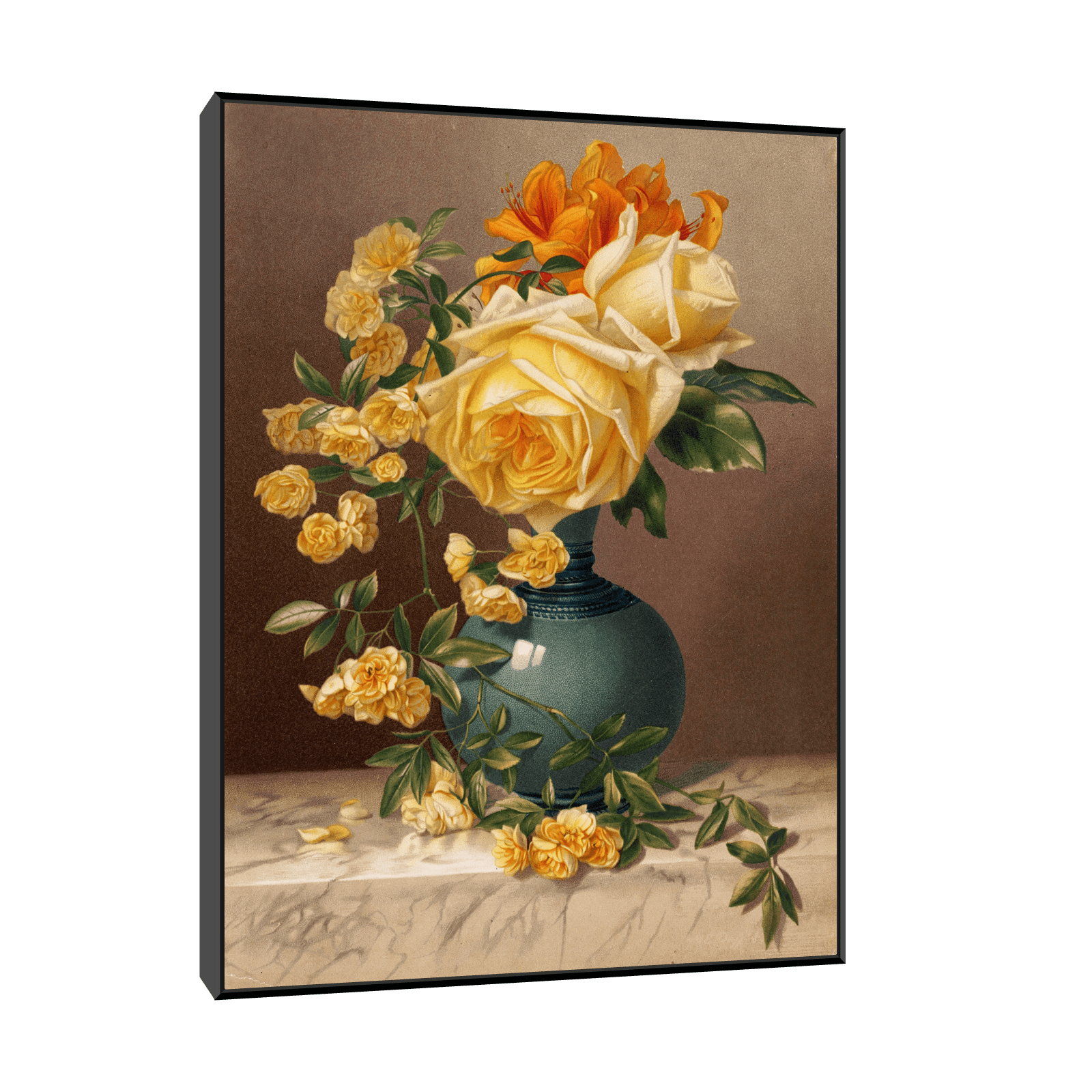 Marchal Niel Roses, William Duffield - ArtDeco Canvas