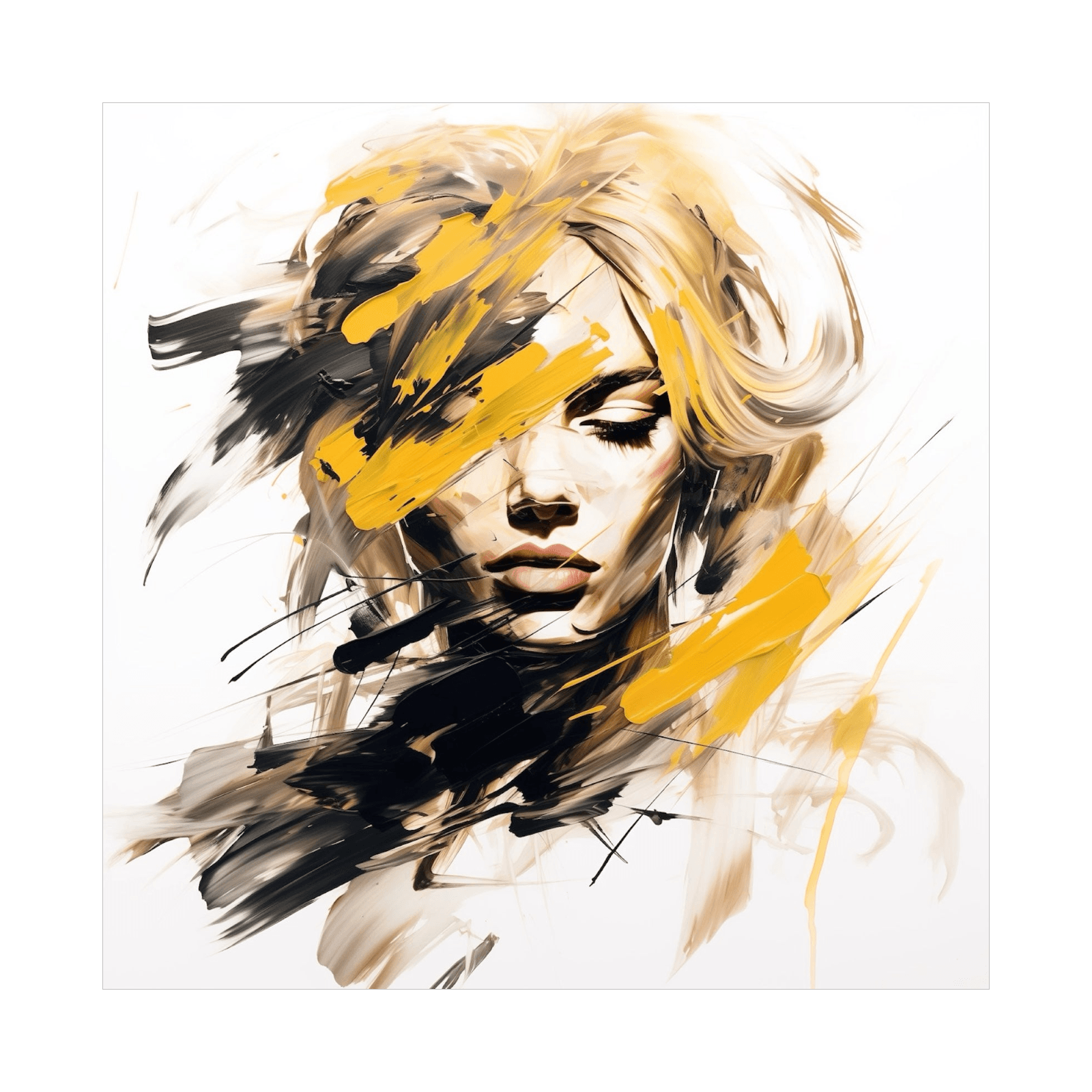 Marilyn in Gold - ArtDeco Canvas