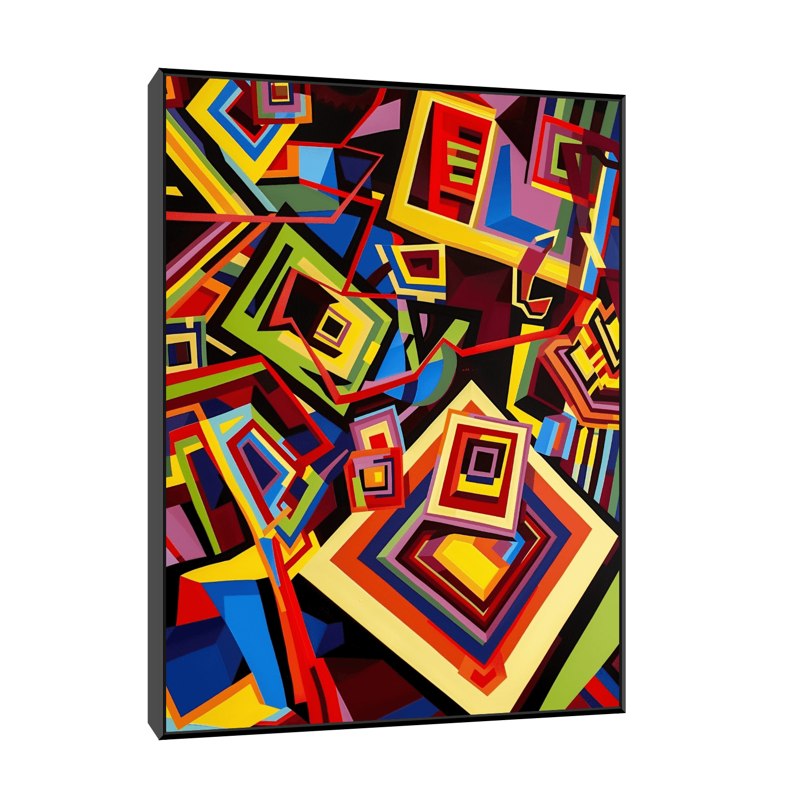 Messy interior - ArtDeco Canvas