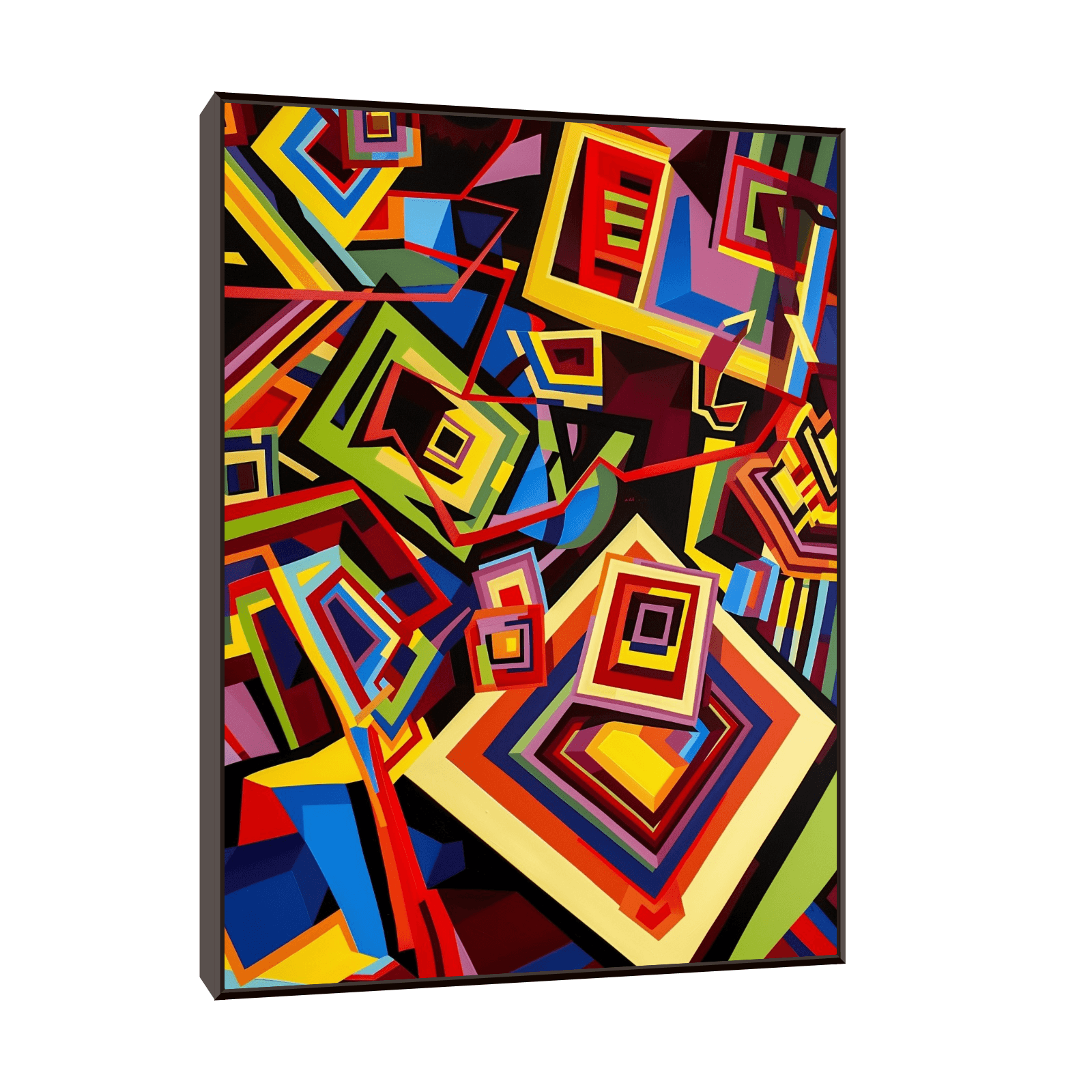 Messy interior - ArtDeco Canvas