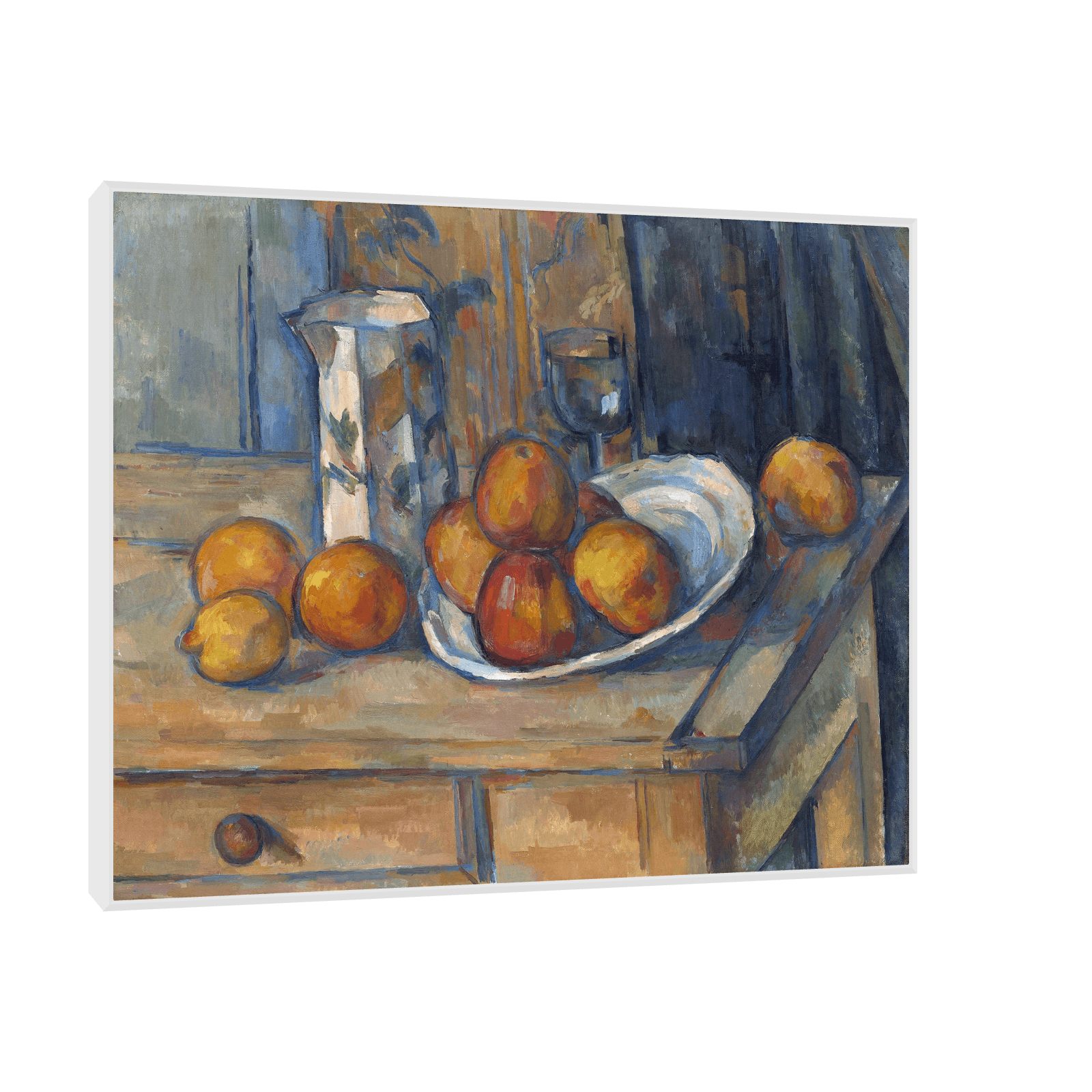 Milk Jug and Fruit, Paul Cézanne - ArtDeco Canvas