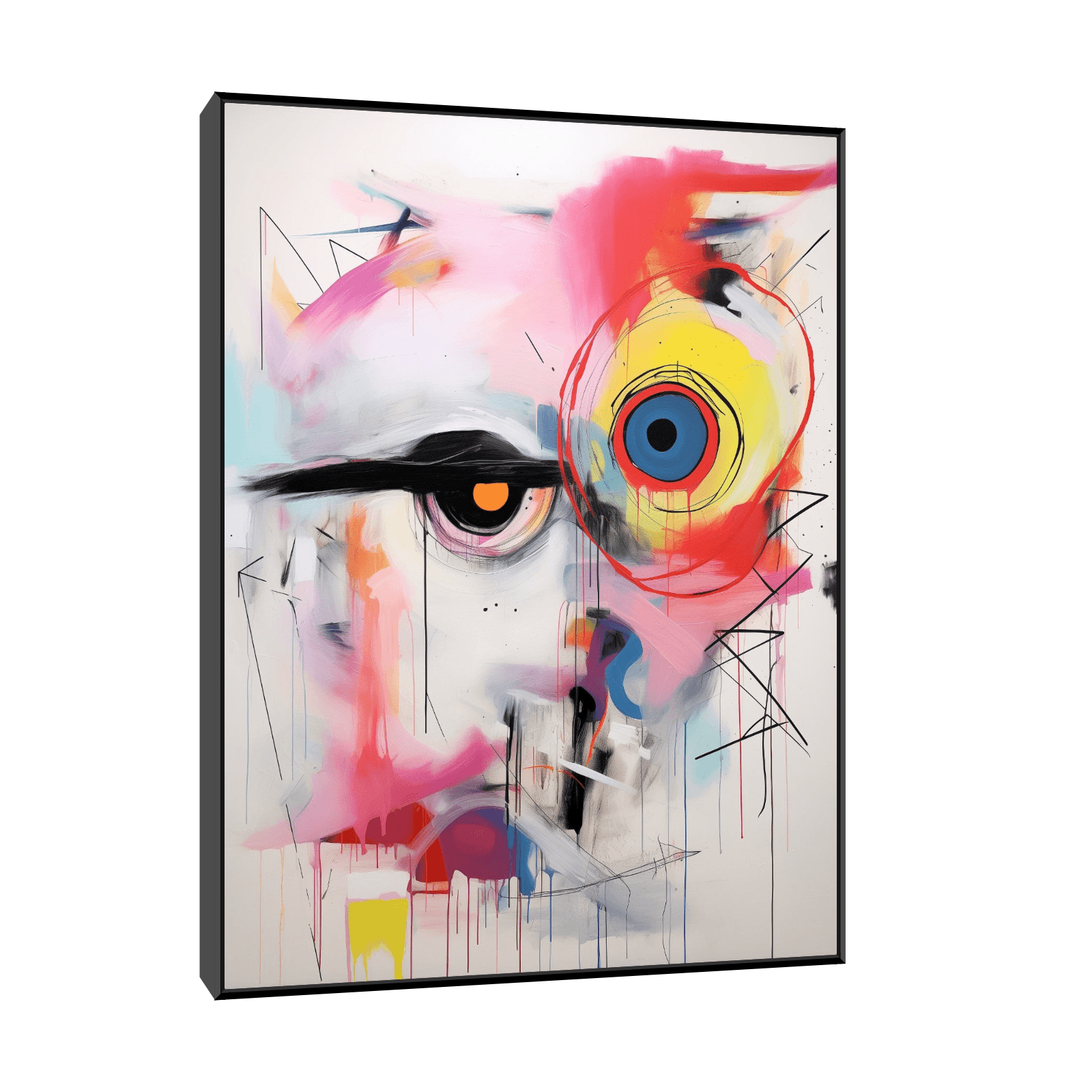 Monster eyes - ArtDeco Canvas