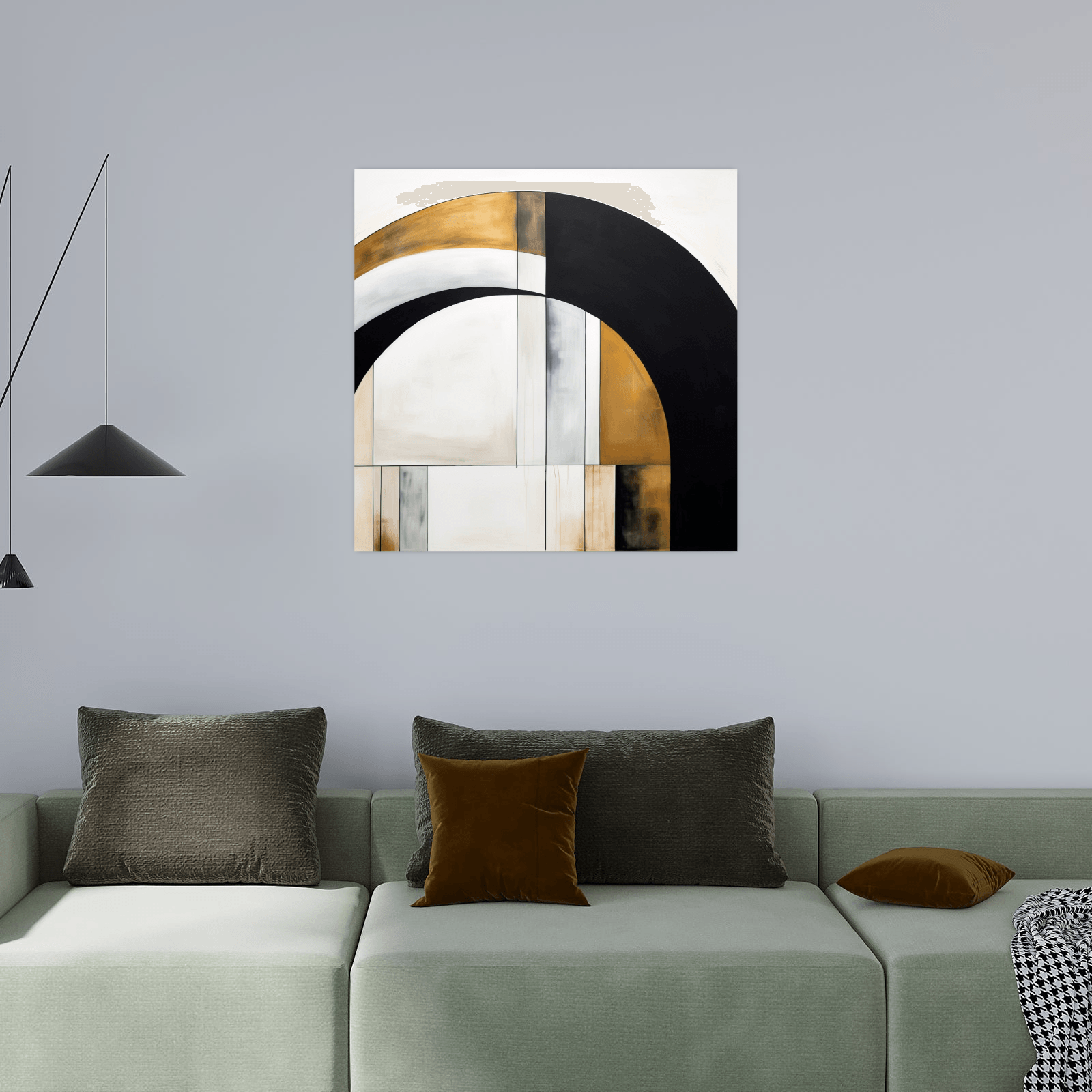 Multi color arches - ArtDeco Canvas