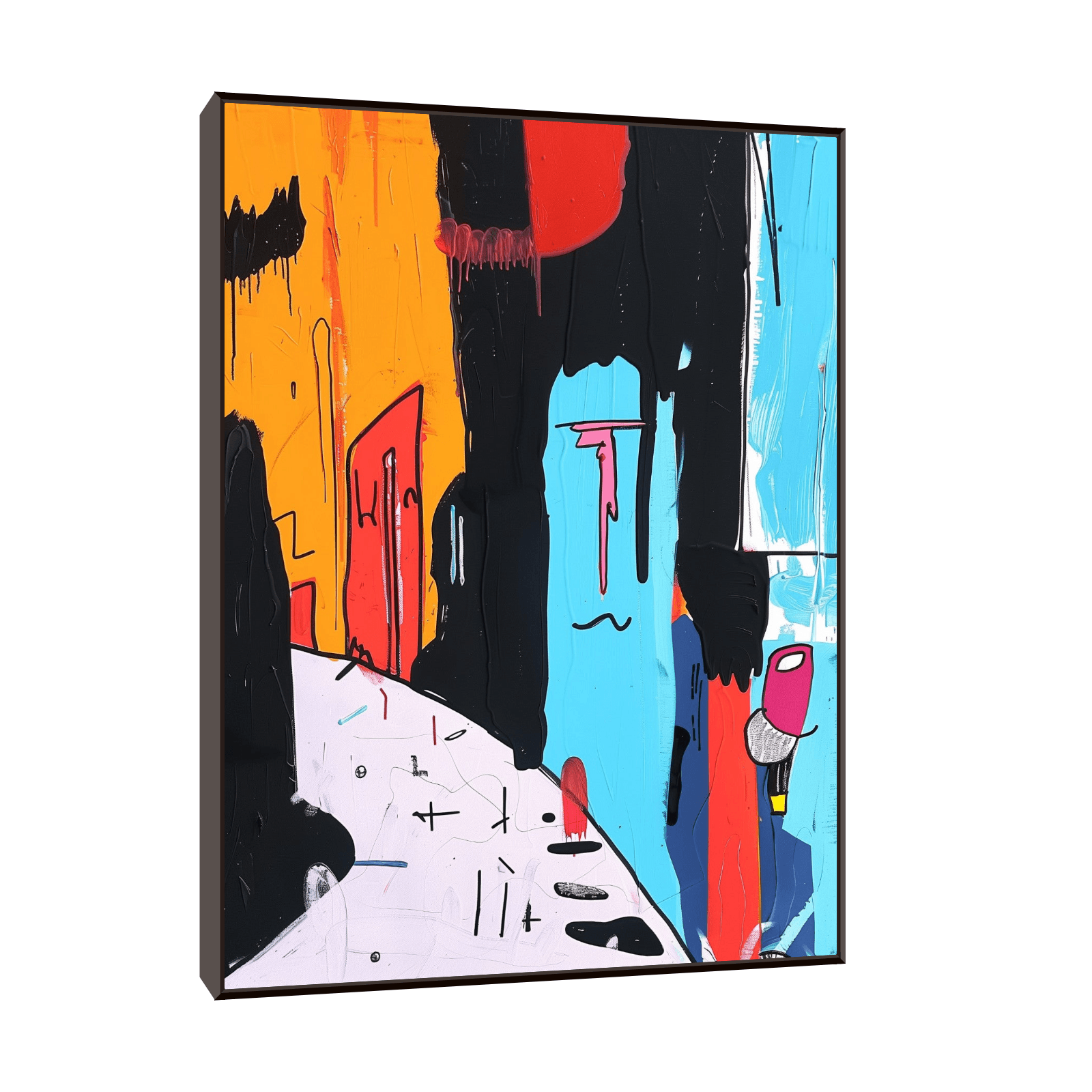 Narrow street - ArtDeco Canvas