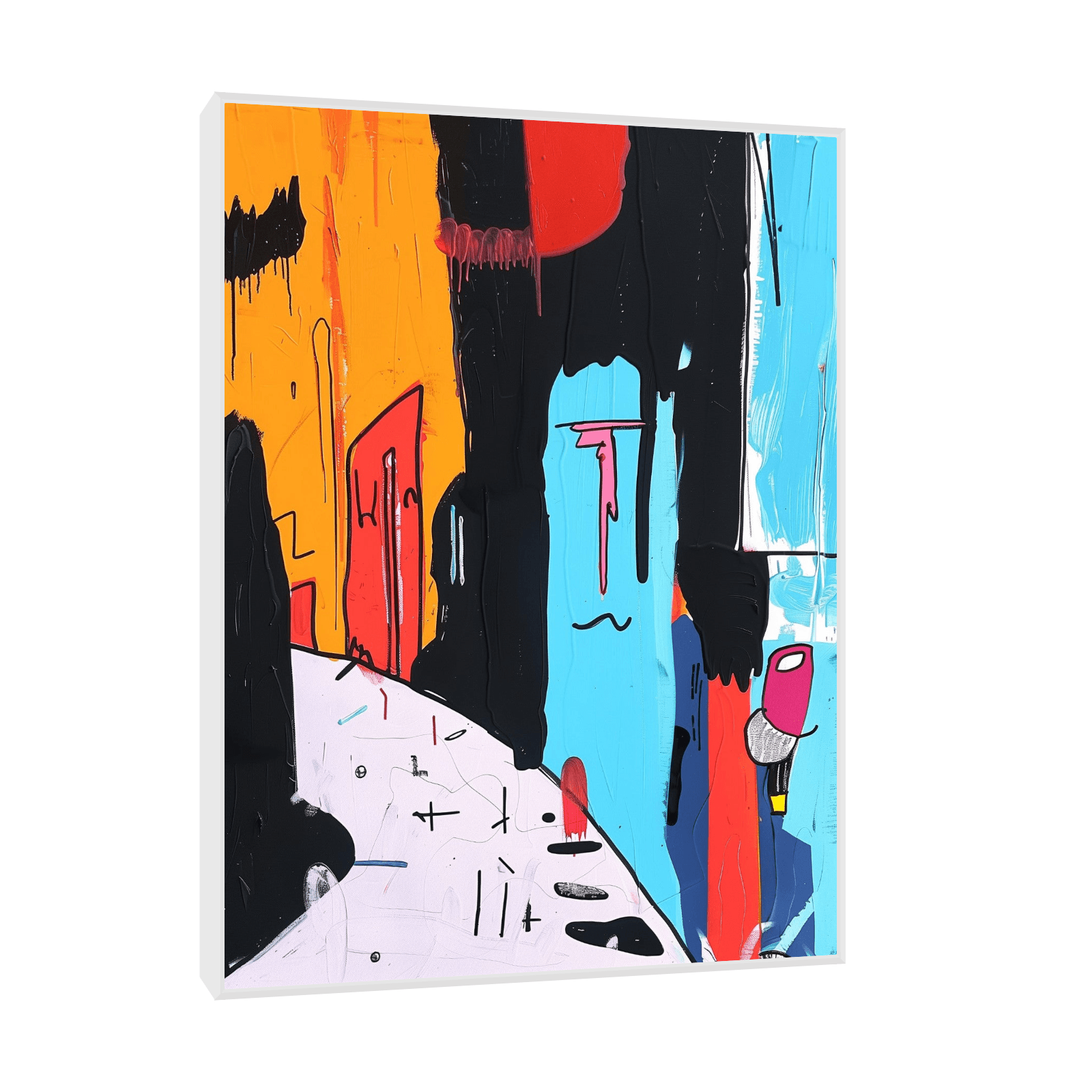 Narrow street - ArtDeco Canvas