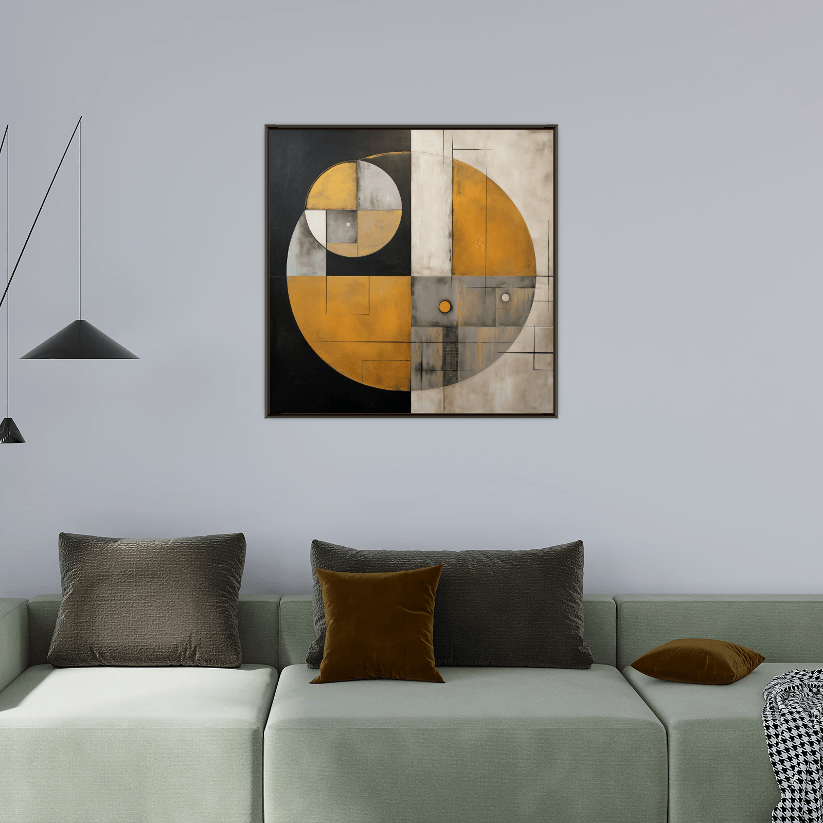 Natural satellites - ArtDeco Canvas
