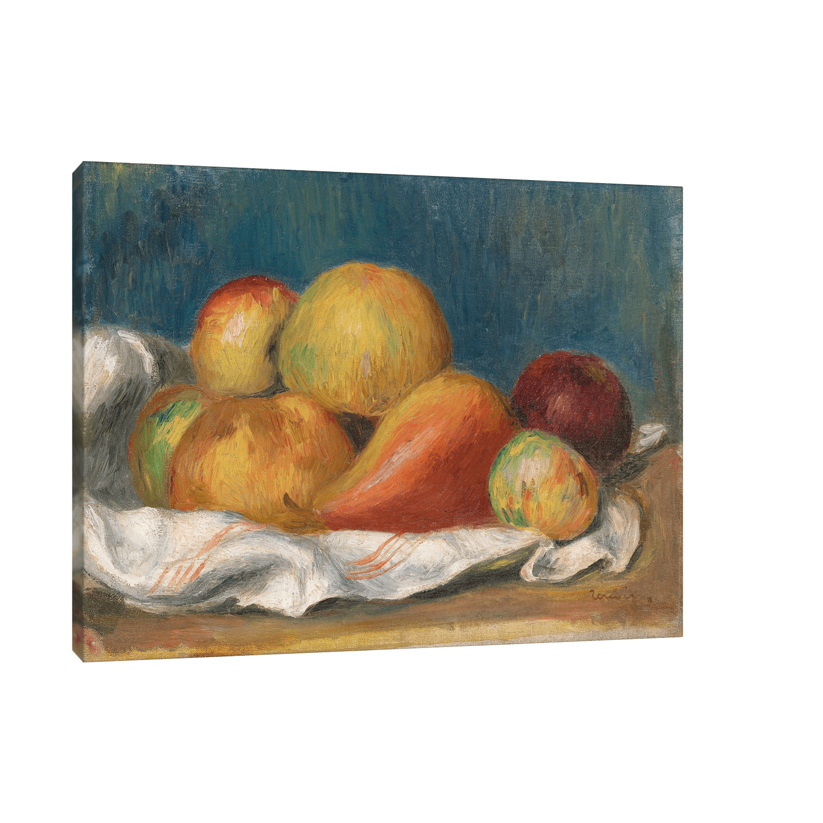 Nature morte aux pommes et à poire, Pierre-Auguste Renoir - ArtDeco Canvas