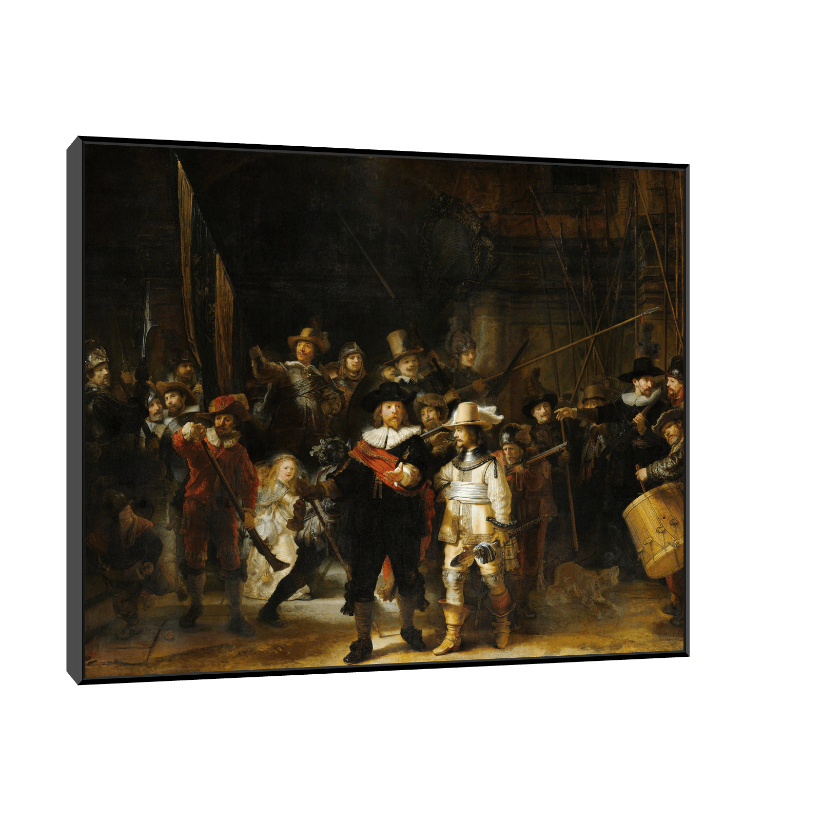 Night Watch, Rembrandt van Rijn - ArtDeco Canvas